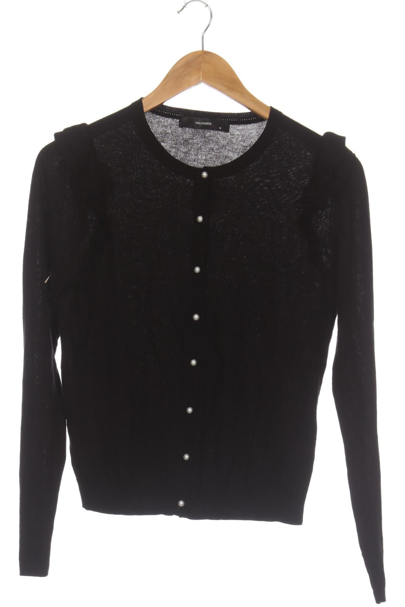 

Hallhuber Damen Strickjacke, schwarz, Gr.