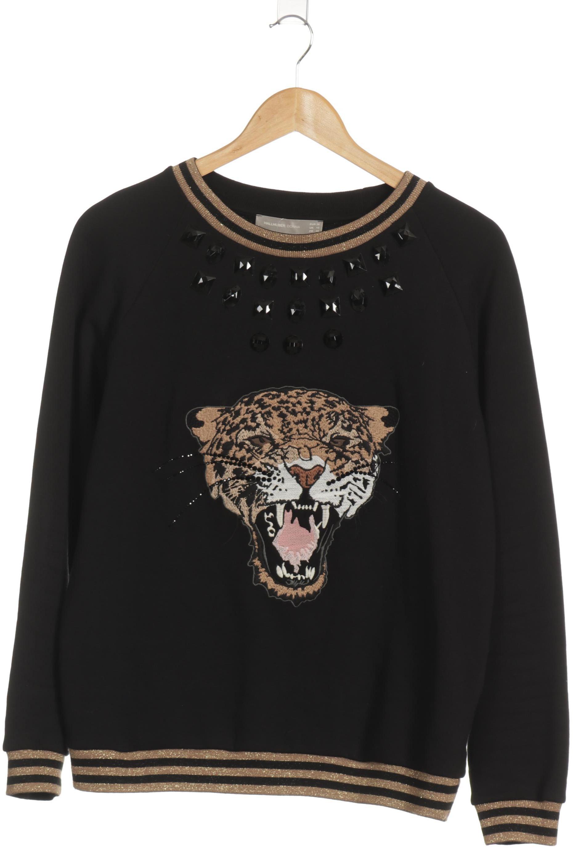 

Hallhuber Damen Sweatshirt, schwarz, Gr. 38