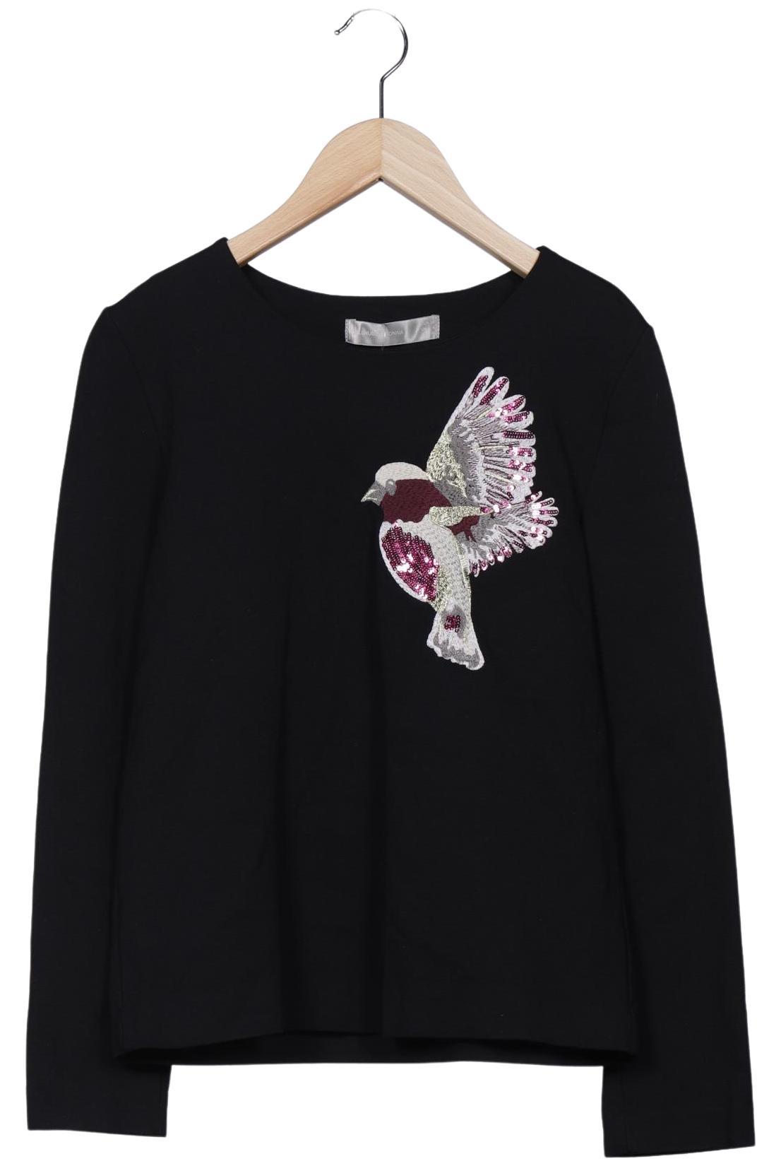 

Hallhuber Damen Sweatshirt, schwarz, Gr. 34