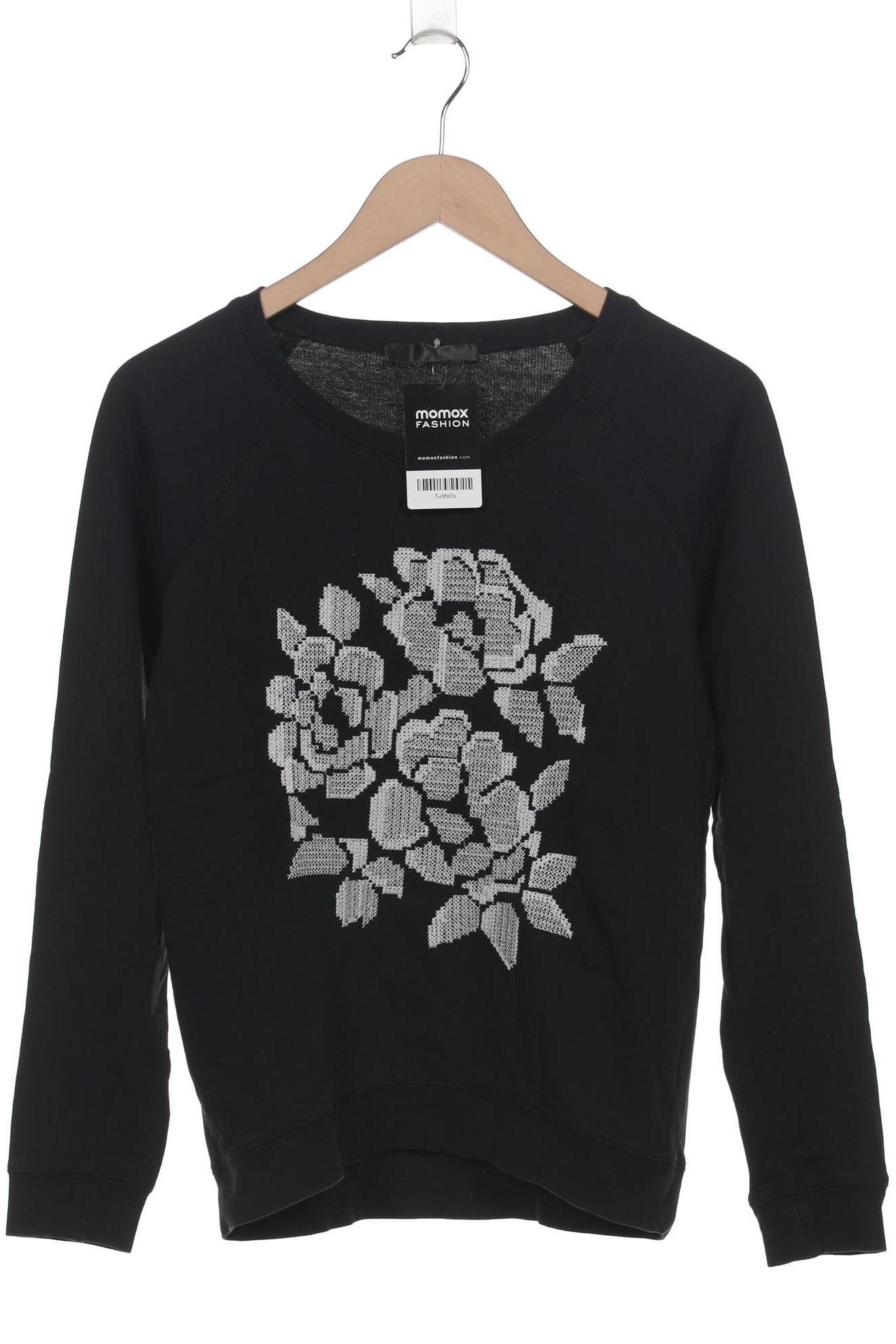 

Hallhuber Damen Sweatshirt, schwarz, Gr. 34