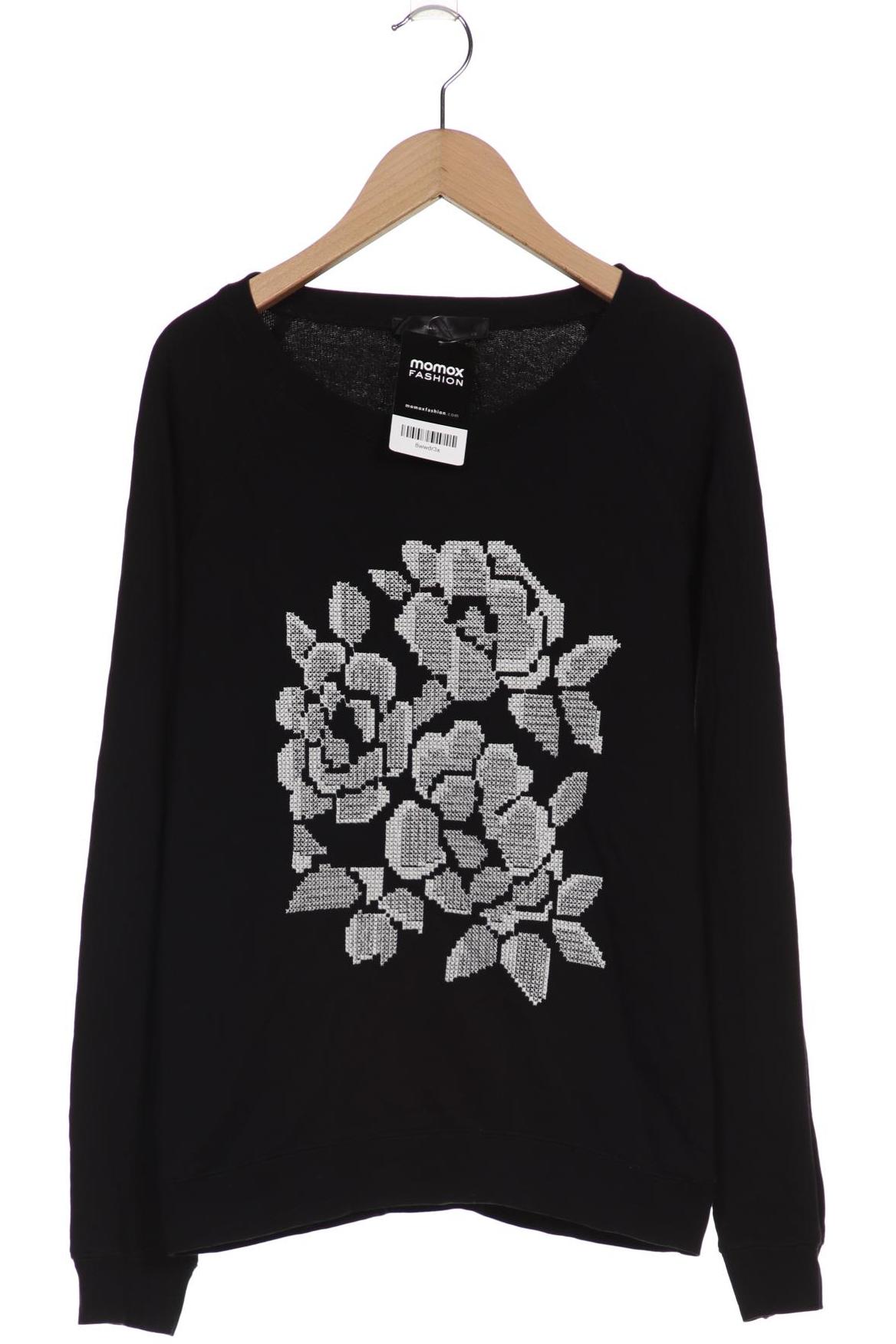 

Hallhuber Damen Sweatshirt, schwarz, Gr. 34
