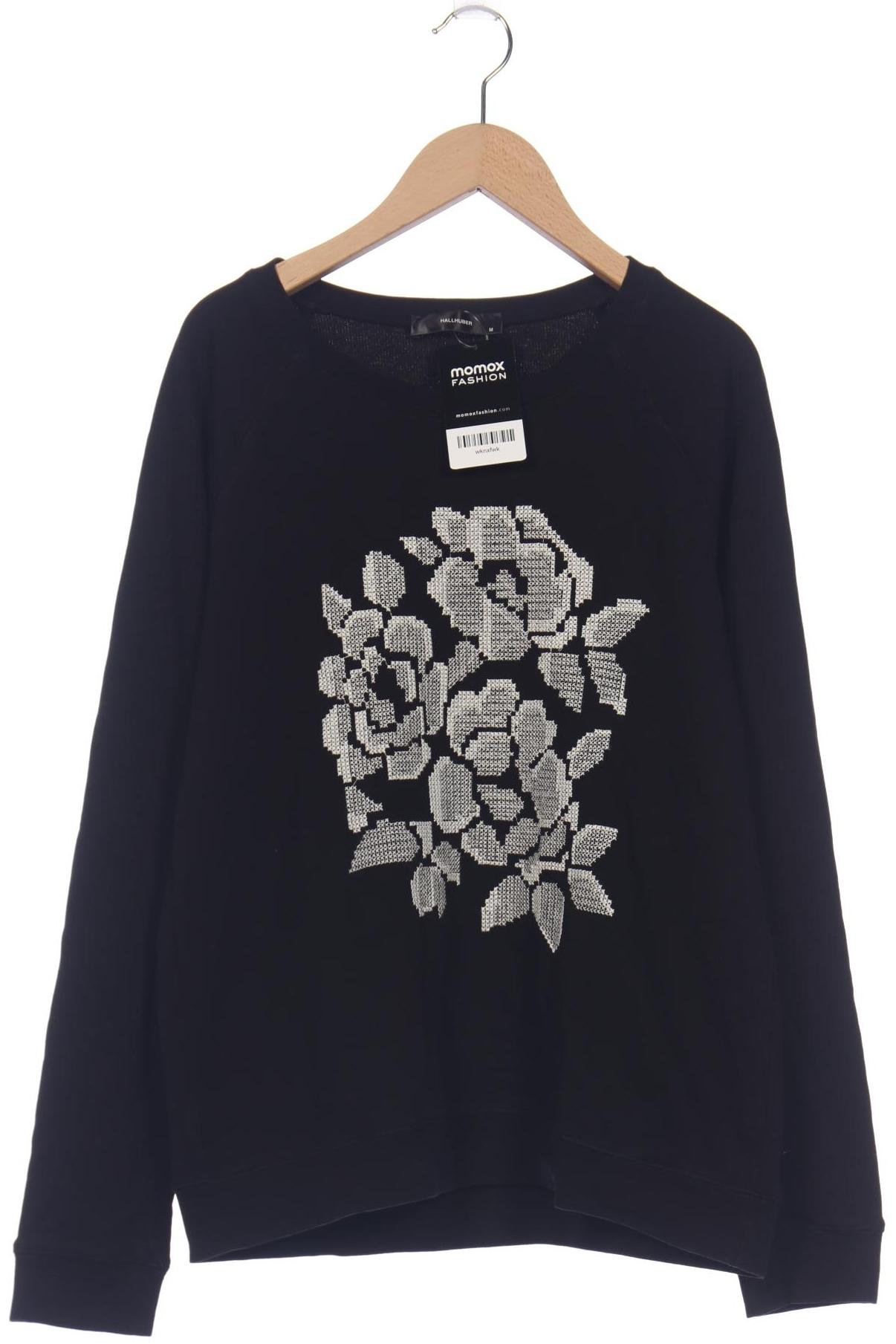 

Hallhuber Damen Sweatshirt, schwarz, Gr. 38