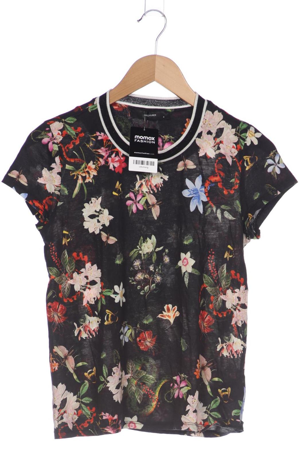 

Hallhuber Damen T-Shirt, schwarz, Gr. 36