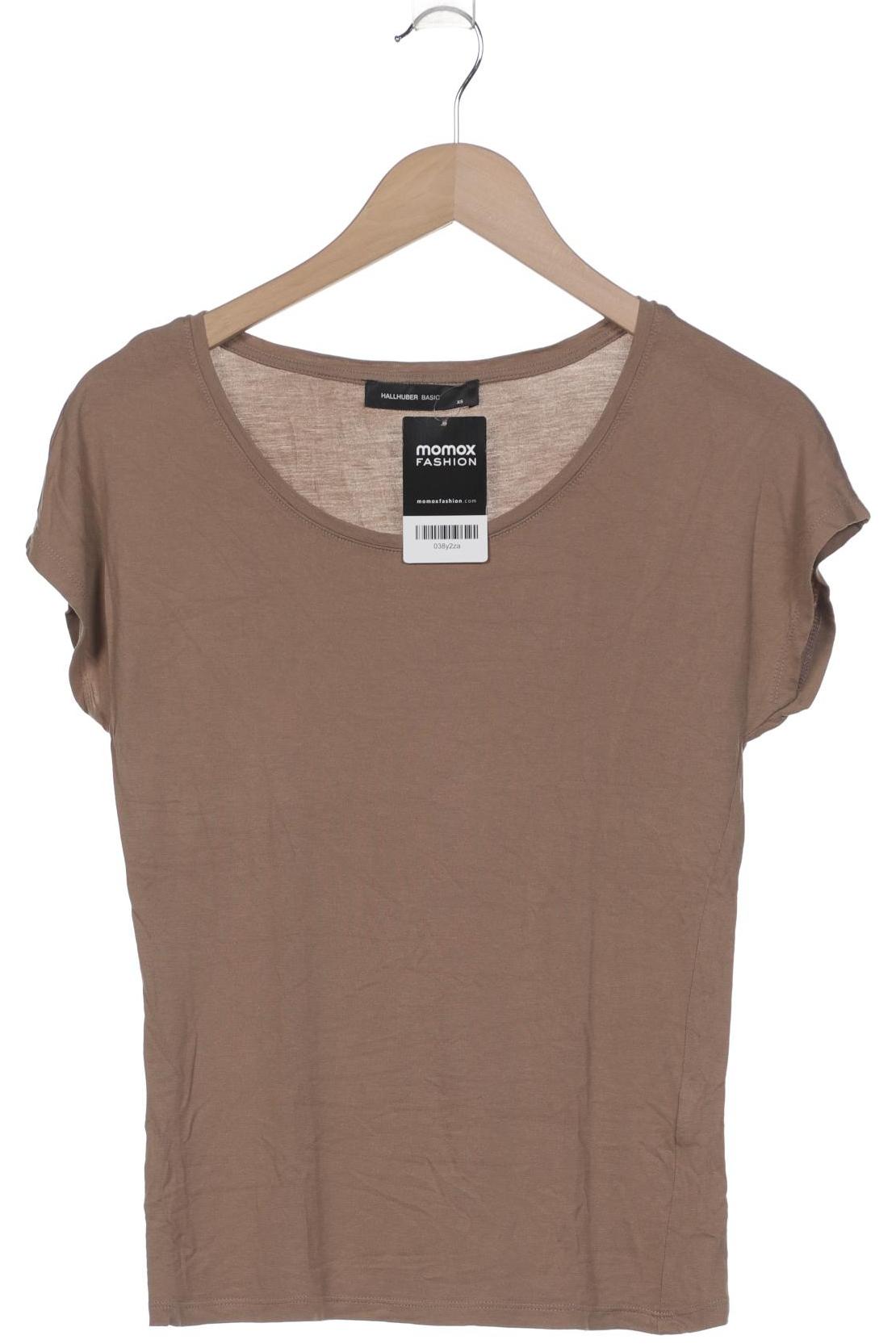 

Hallhuber Damen T-Shirt, braun, Gr. 34