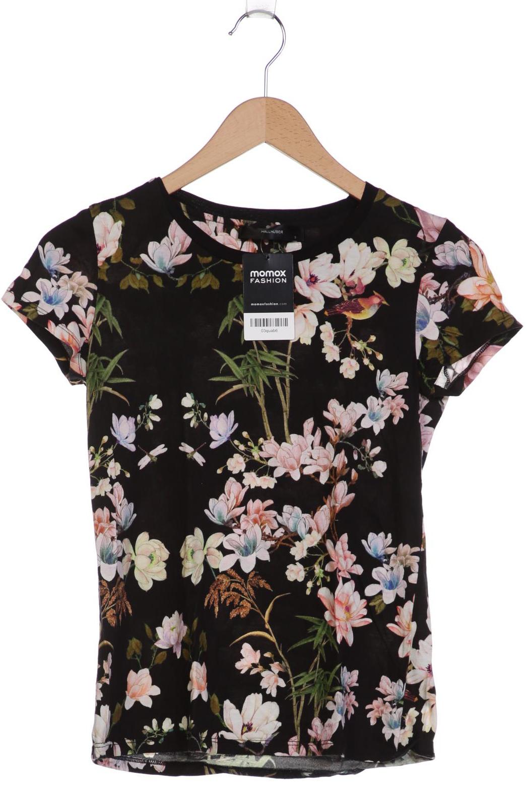 

Hallhuber Damen T-Shirt, schwarz, Gr. 36