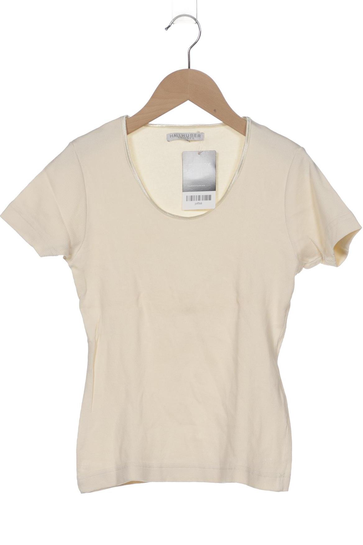 

Hallhuber Damen T-Shirt, cremeweiß, Gr. 38
