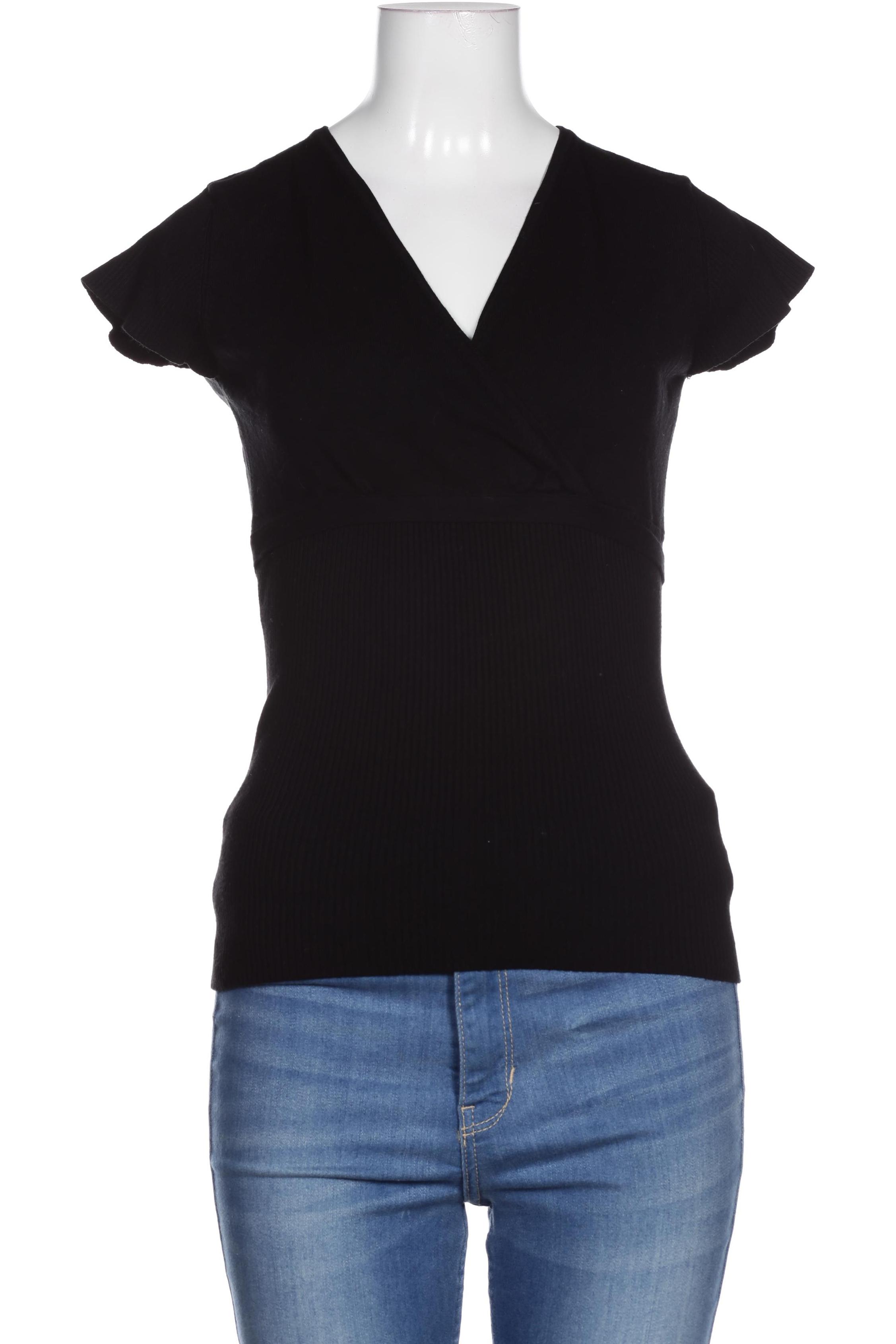 

Hallhuber Damen T-Shirt, schwarz, Gr. 36