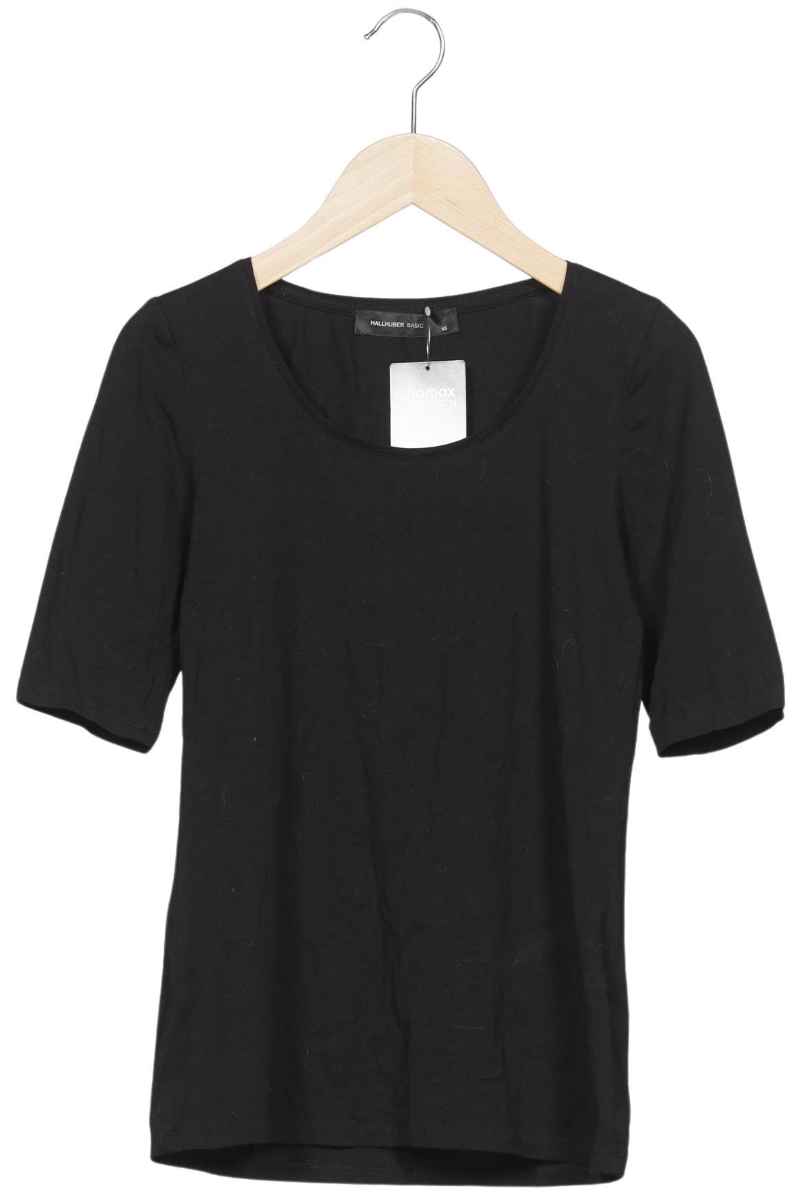 

Hallhuber Damen T-Shirt, schwarz, Gr. 34