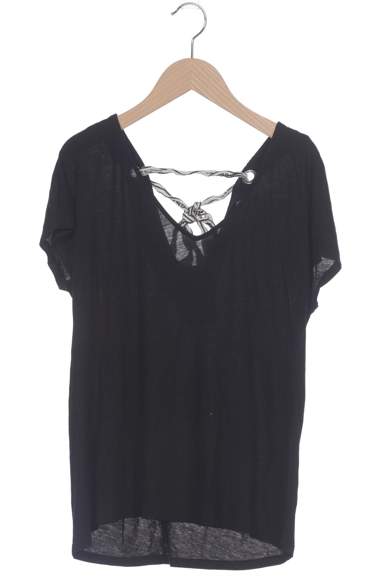 

Hallhuber Damen T-Shirt, schwarz, Gr. 36