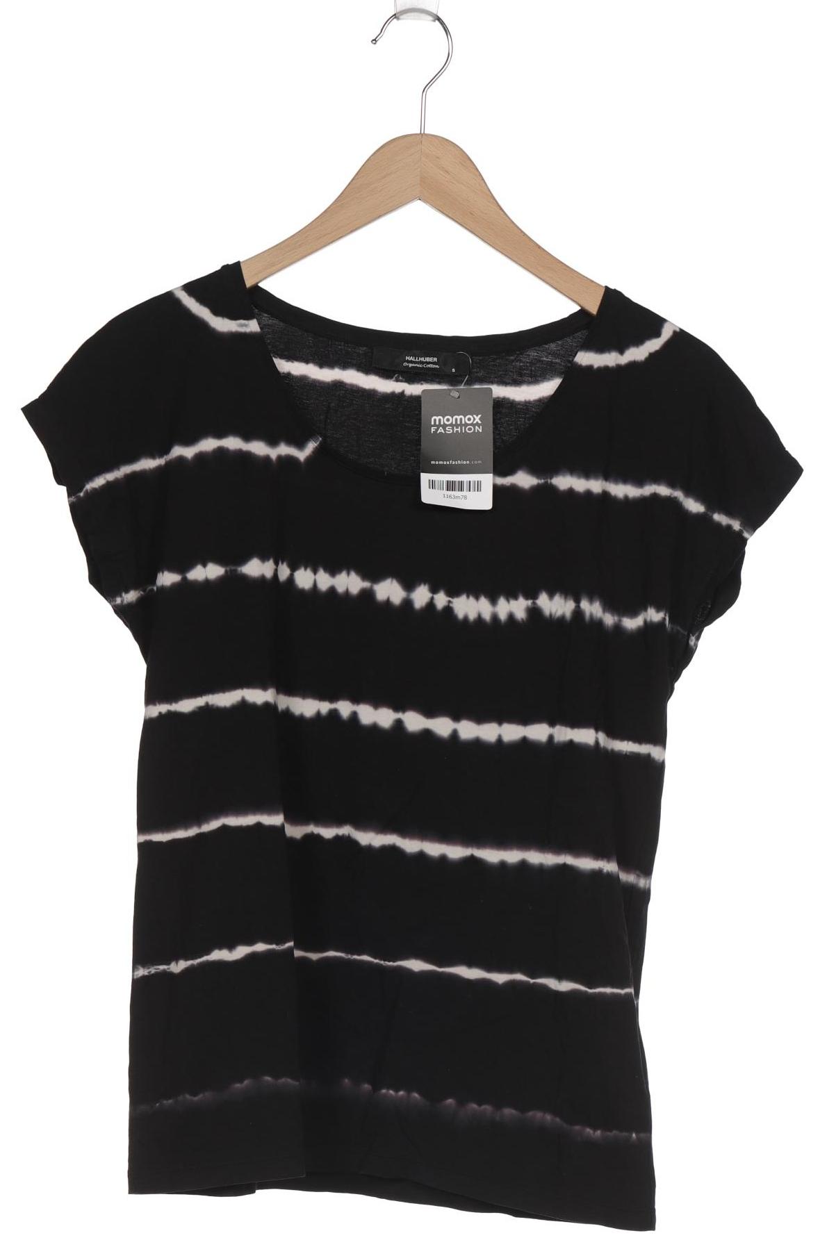 

Hallhuber Damen T-Shirt, schwarz, Gr. 36