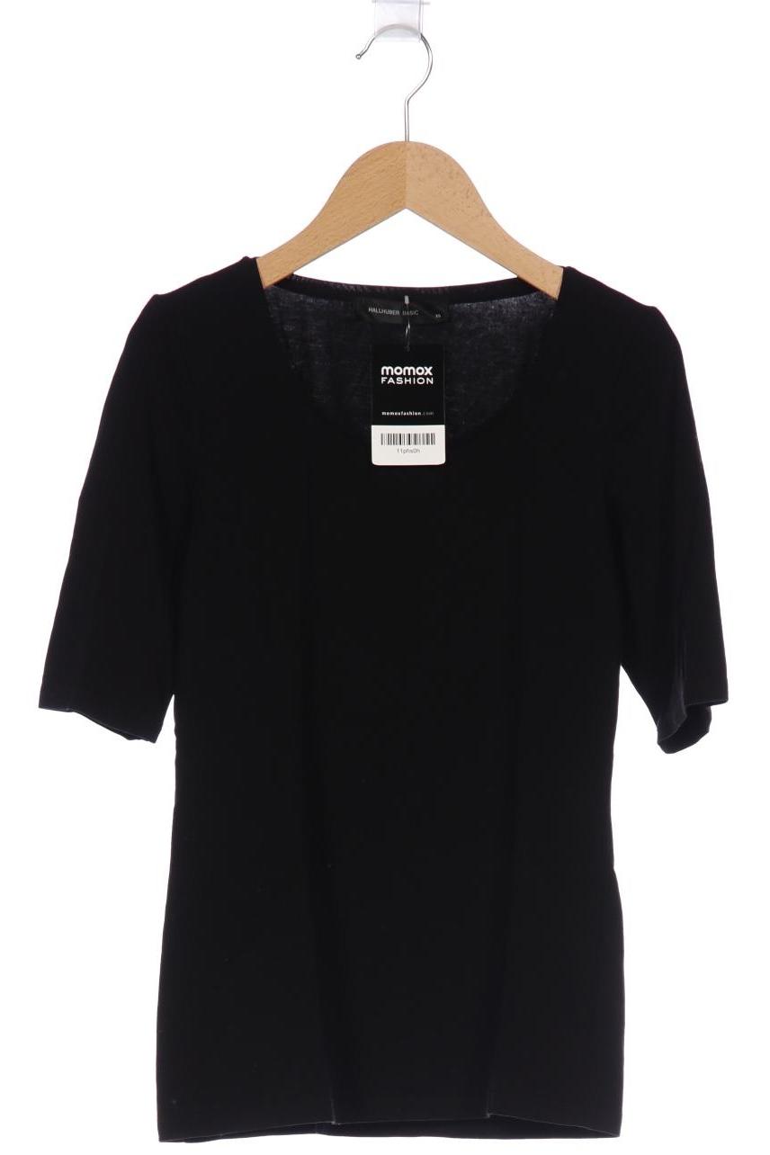 

Hallhuber Damen T-Shirt, schwarz, Gr. 34