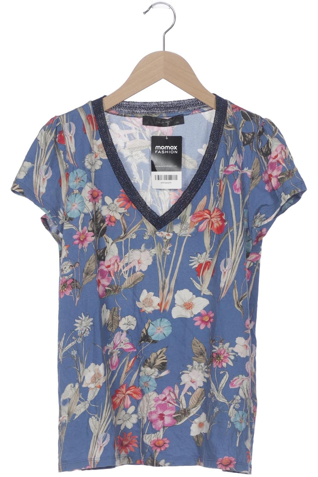 

Hallhuber Damen T-Shirt, blau, Gr. 46