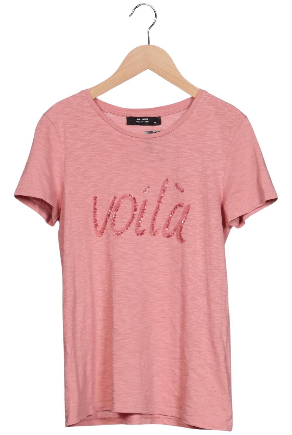 

Hallhuber Damen T-Shirt, pink, Gr. 34