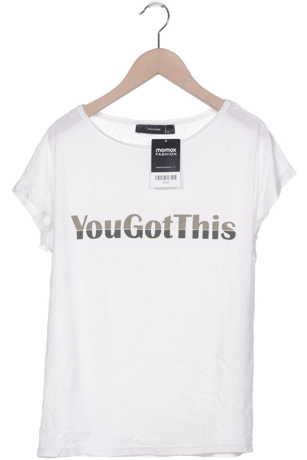 

Hallhuber Damen T-Shirt, weiß, Gr. 34