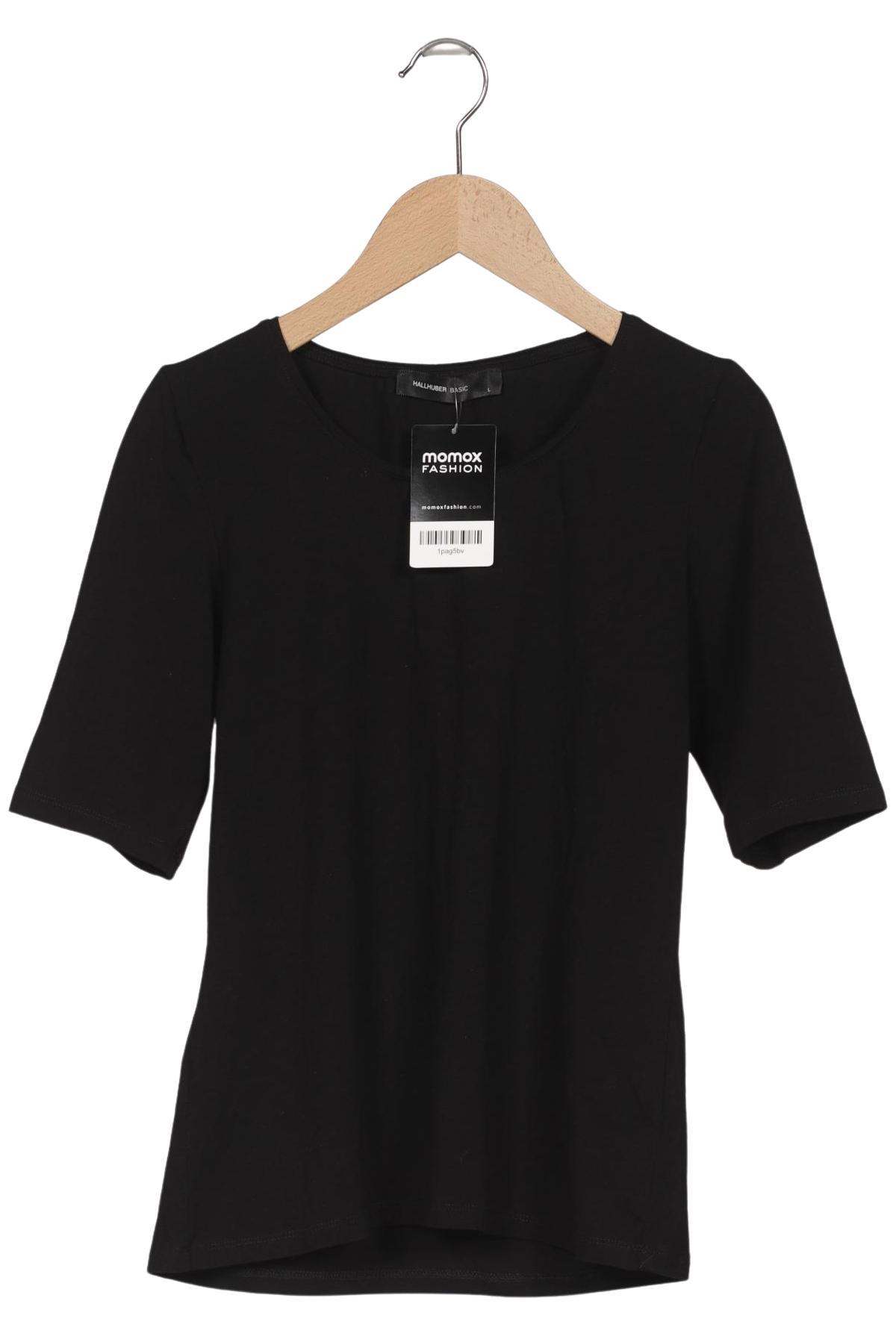 

Hallhuber Damen T-Shirt, schwarz, Gr. 42