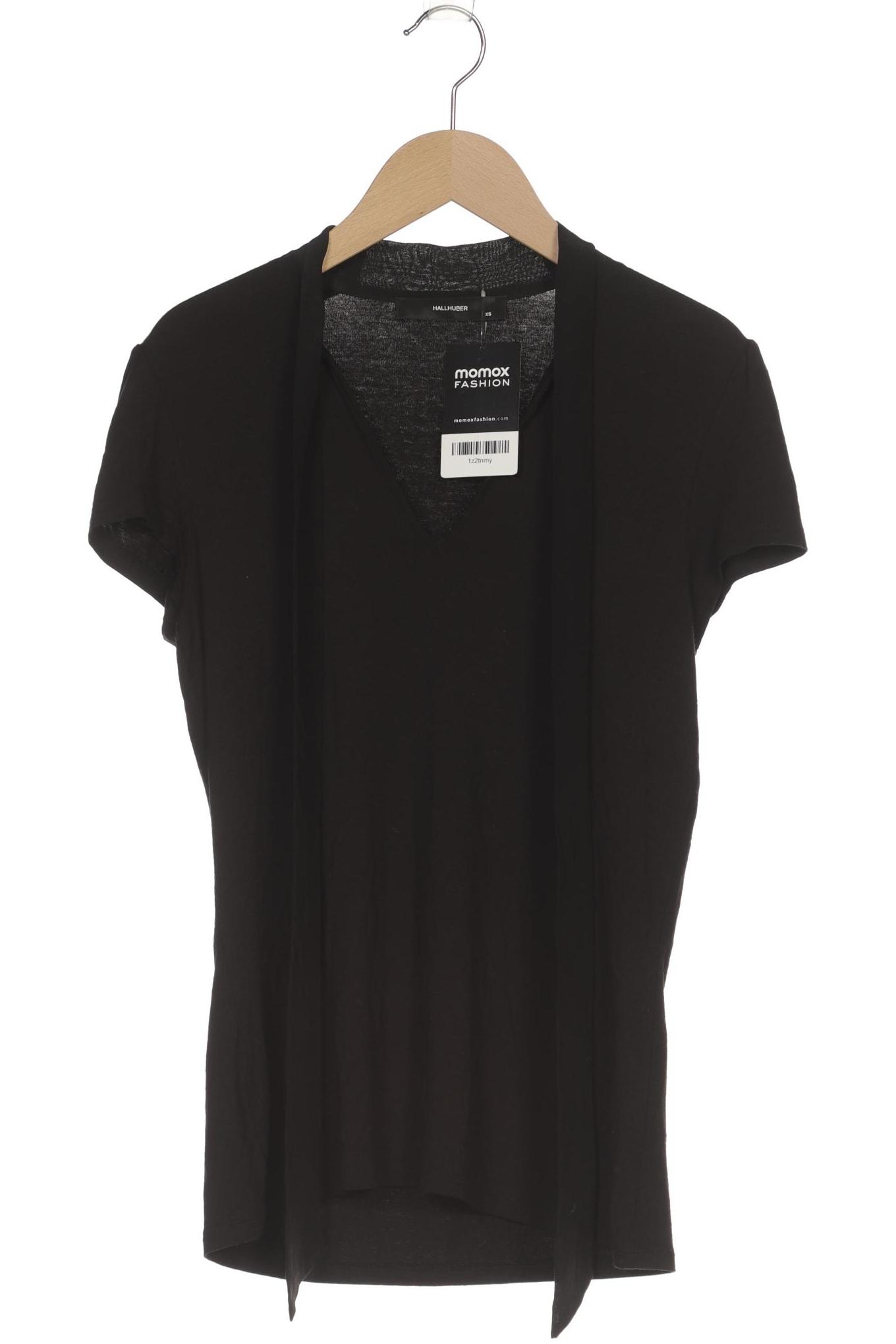 

Hallhuber Damen T-Shirt, schwarz, Gr. 34