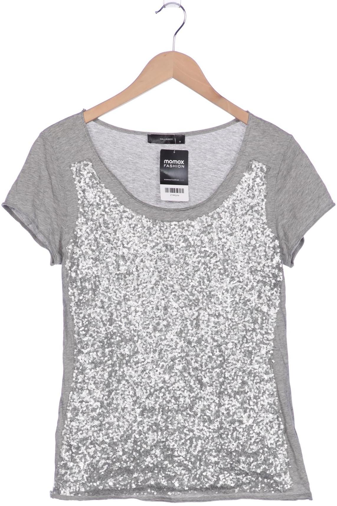 

Hallhuber Damen T-Shirt, grau, Gr. 38