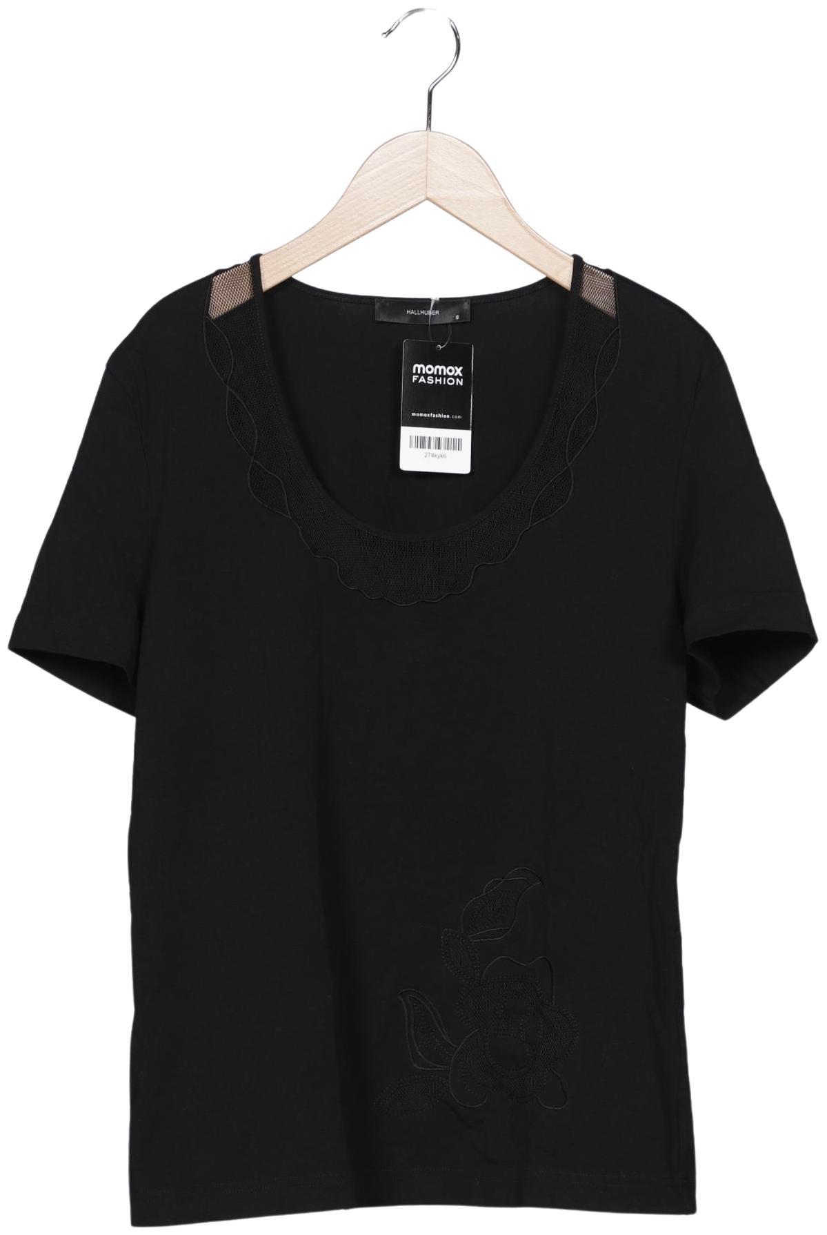 

Hallhuber Damen T-Shirt, schwarz, Gr. 36