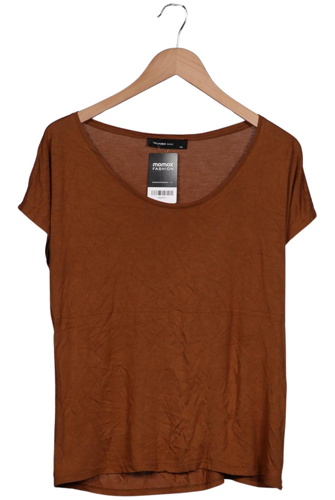

Hallhuber Damen T-Shirt, braun, Gr. 46