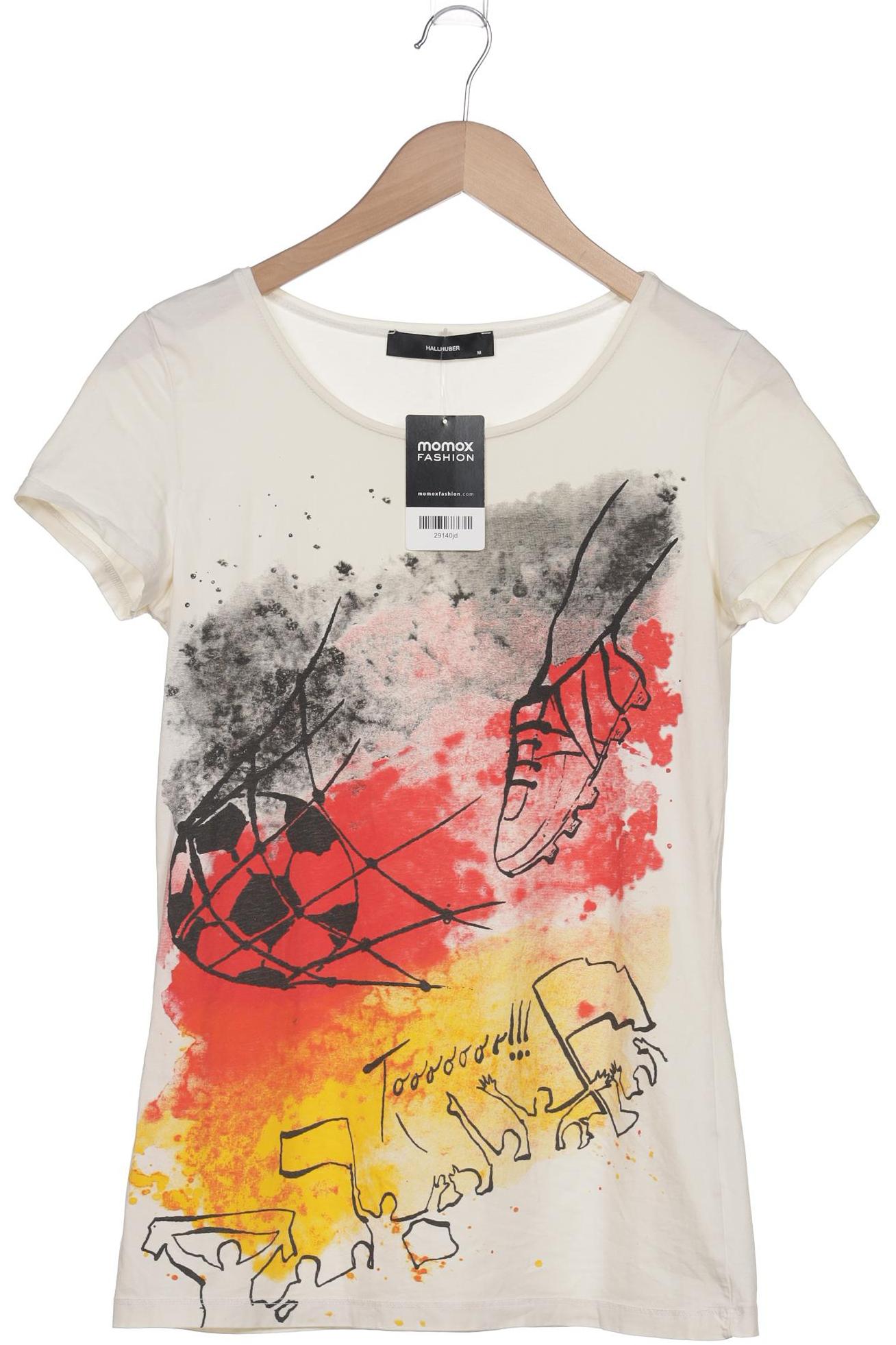 

Hallhuber Damen T-Shirt, cremeweiß, Gr. 38