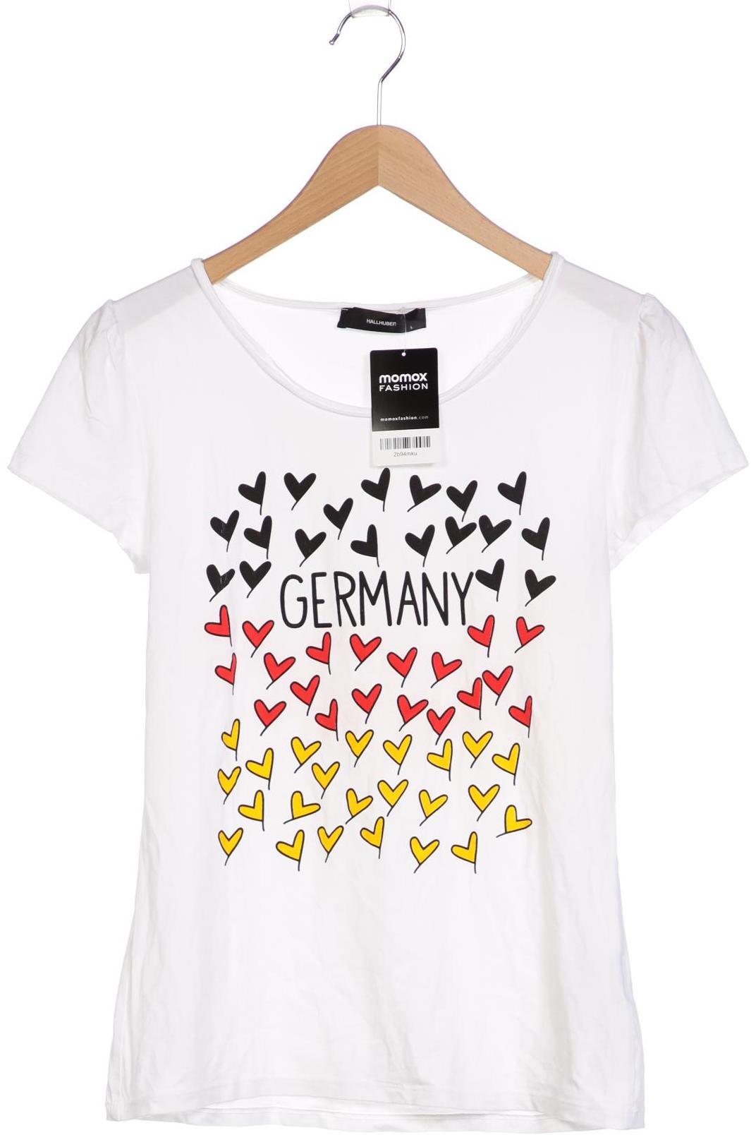 

Hallhuber Damen T-Shirt, weiß, Gr. 42