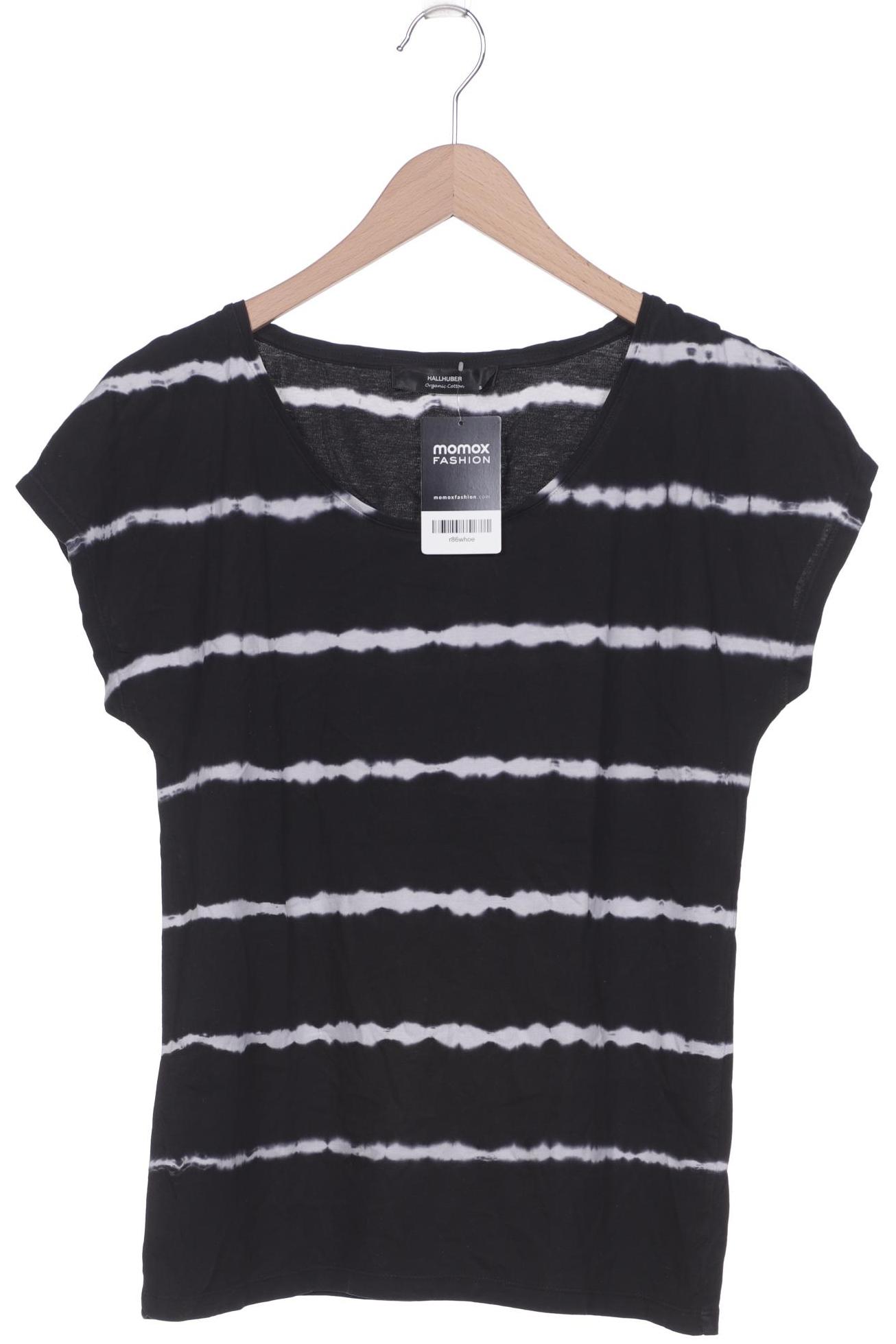 

Hallhuber Damen T-Shirt, schwarz, Gr. 36