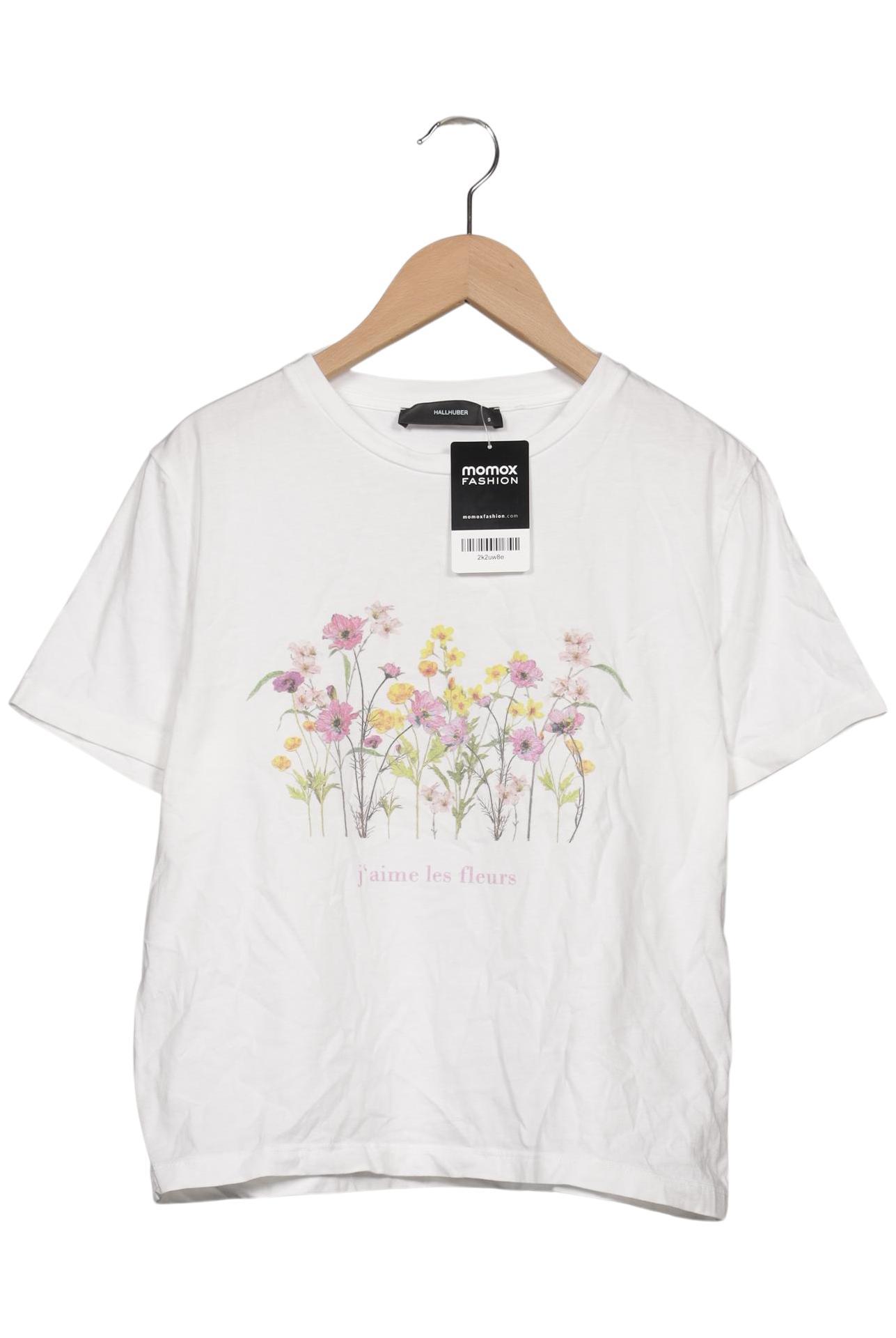

Hallhuber Damen T-Shirt, weiß, Gr. 36