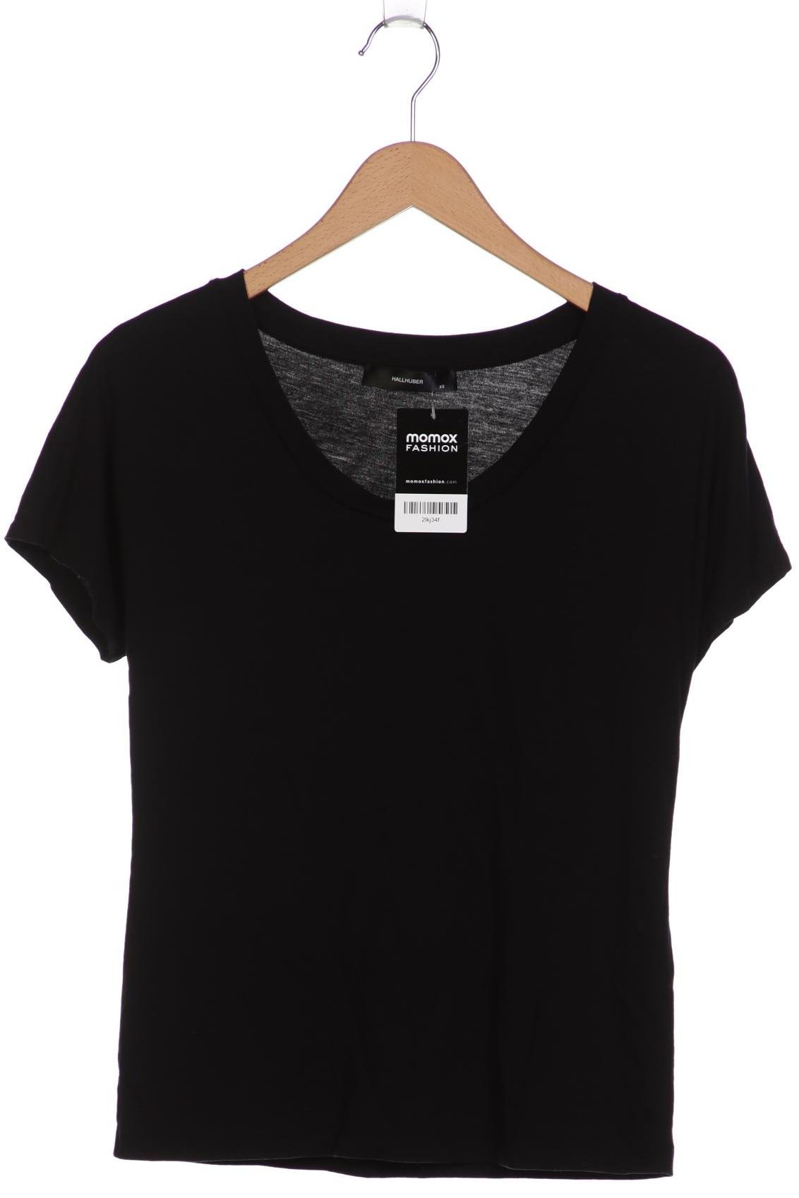 

Hallhuber Damen T-Shirt, schwarz, Gr. 34