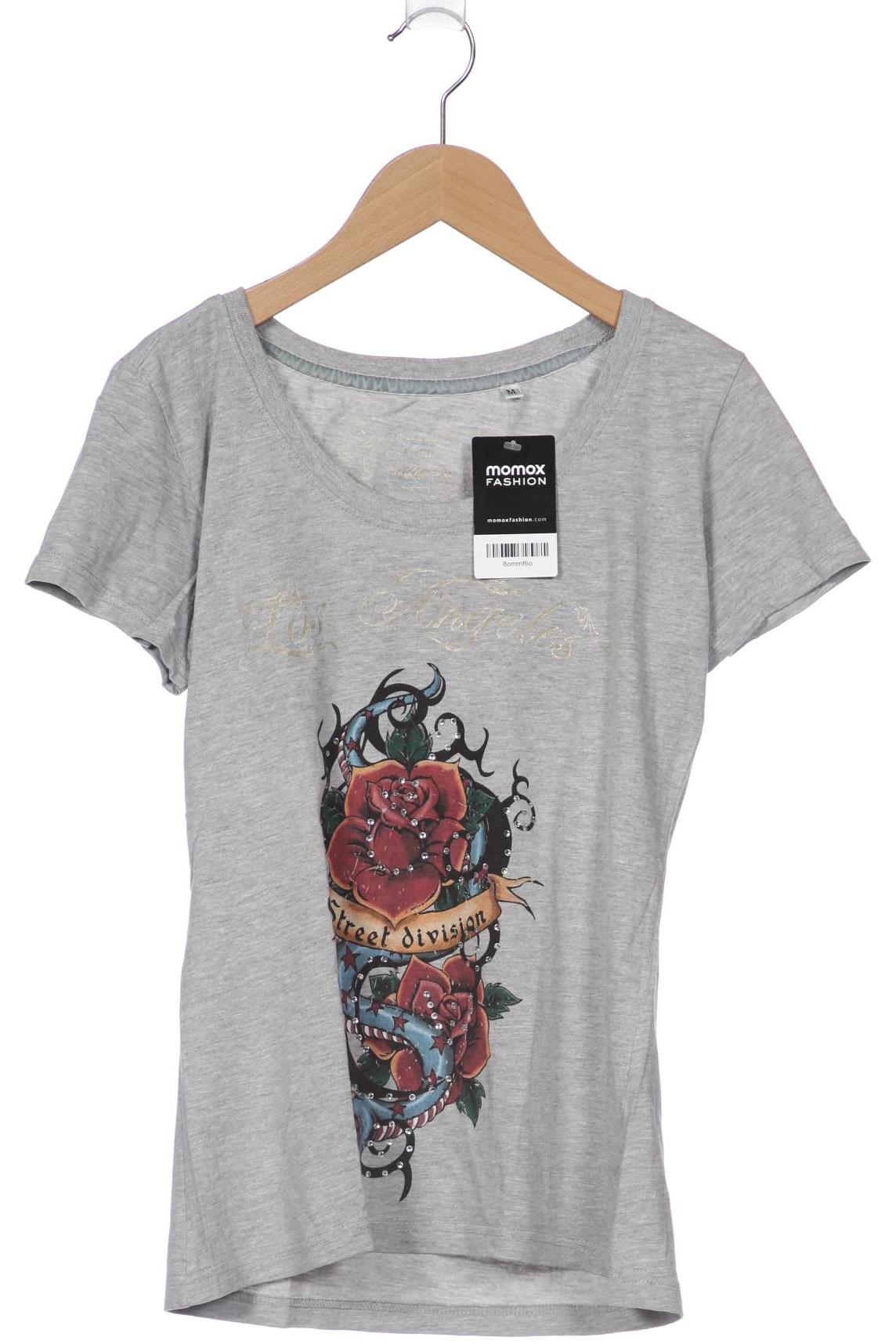

Hallhuber Damen T-Shirt, grau, Gr. 38