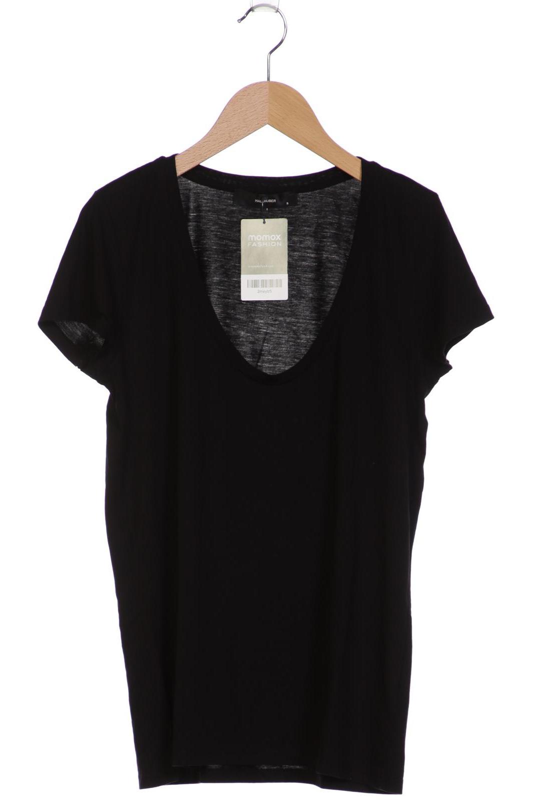 

Hallhuber Damen T-Shirt, schwarz, Gr. 36