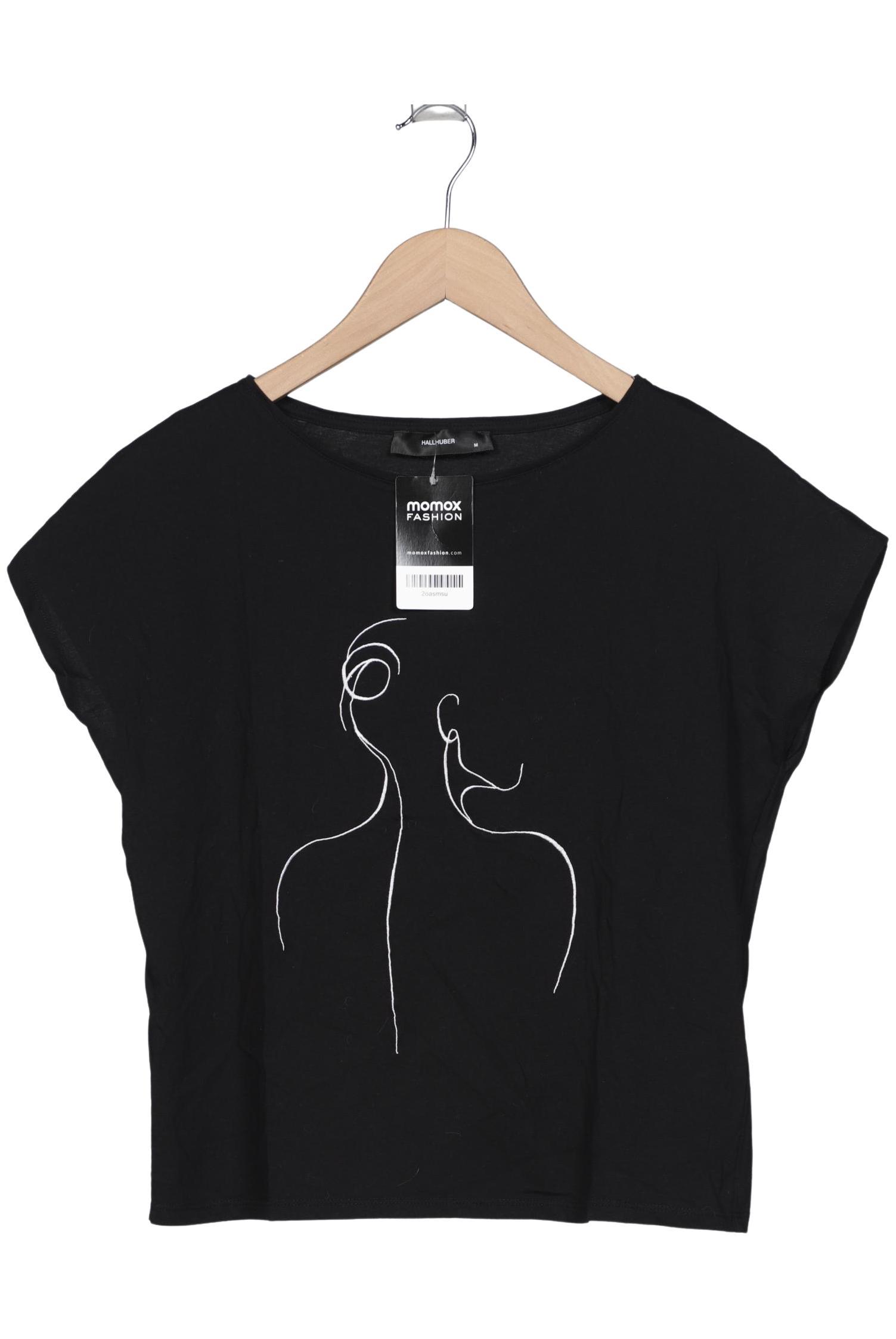 

Hallhuber Damen T-Shirt, schwarz, Gr. 38