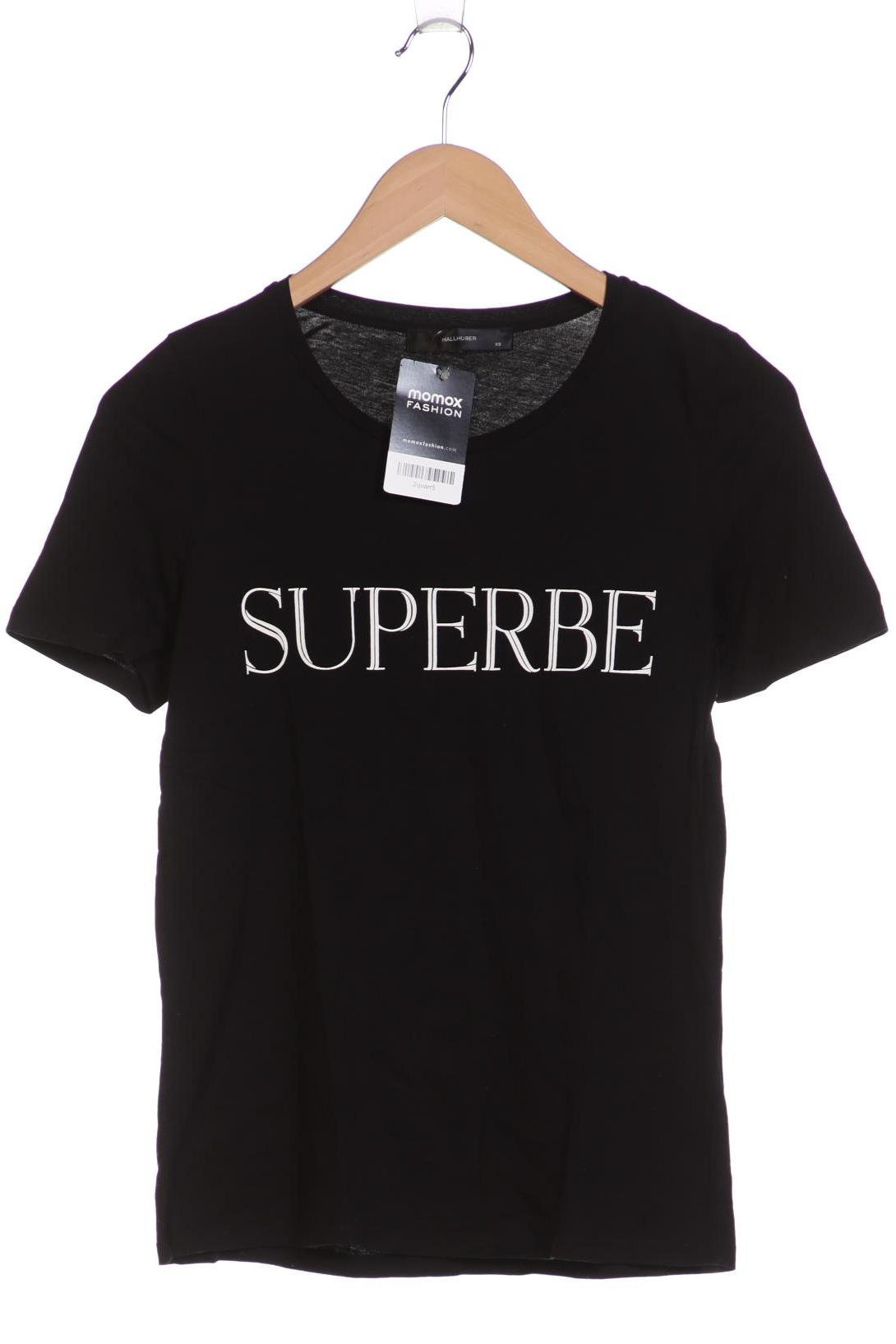 

Hallhuber Damen T-Shirt, schwarz, Gr. 34