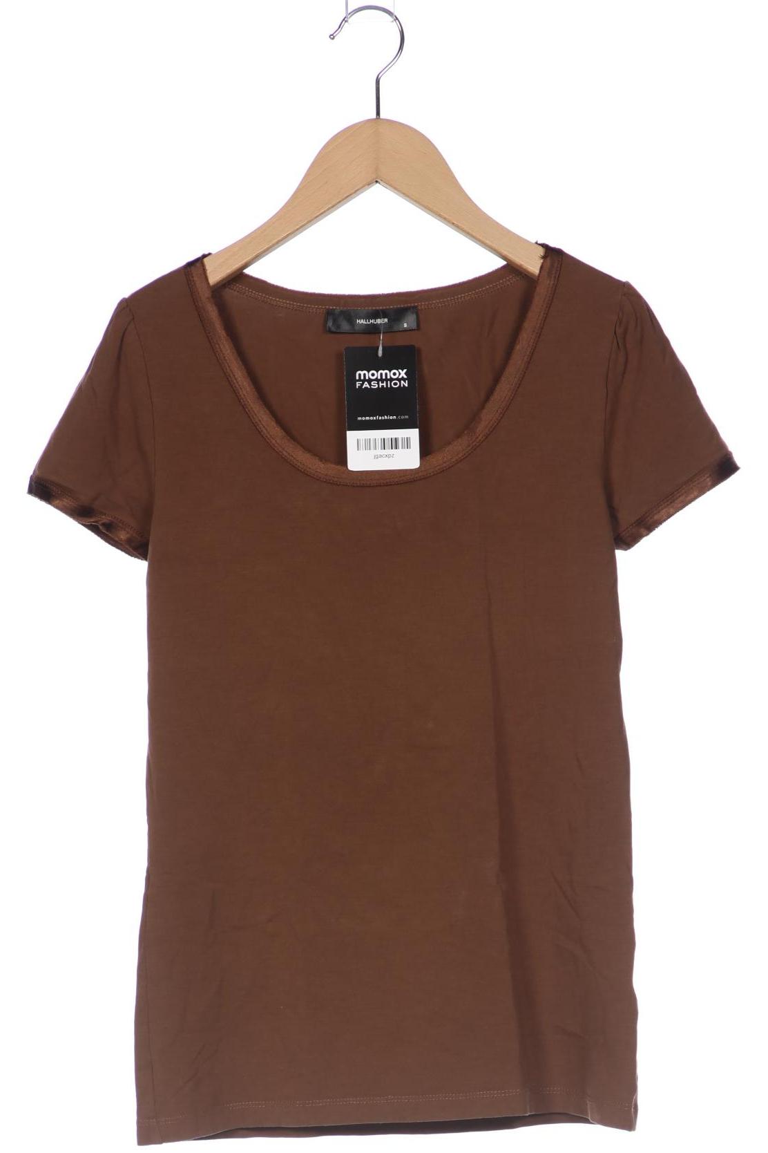 

Hallhuber Damen T-Shirt, braun, Gr. 36