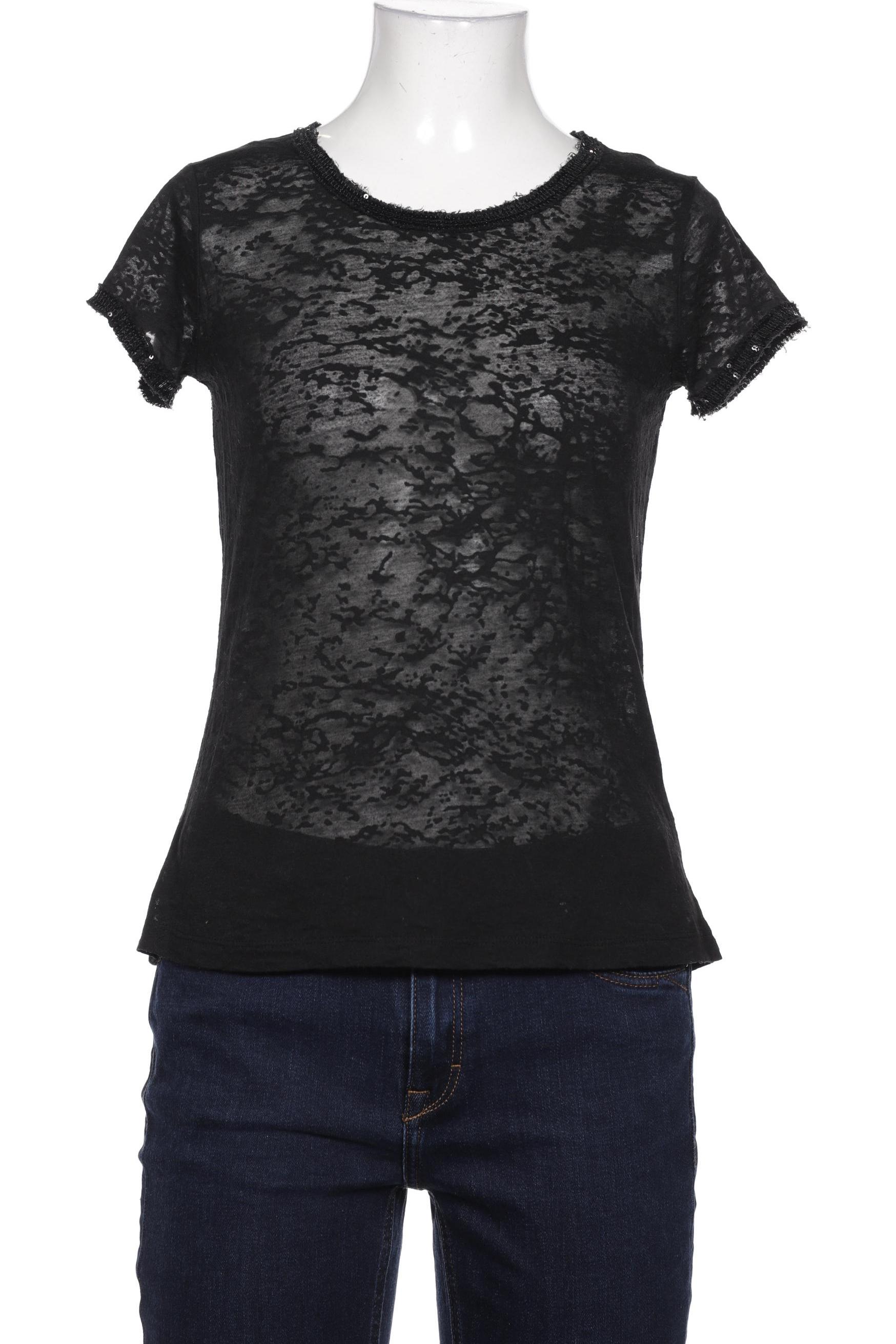 

Hallhuber Damen T-Shirt, schwarz, Gr. 34