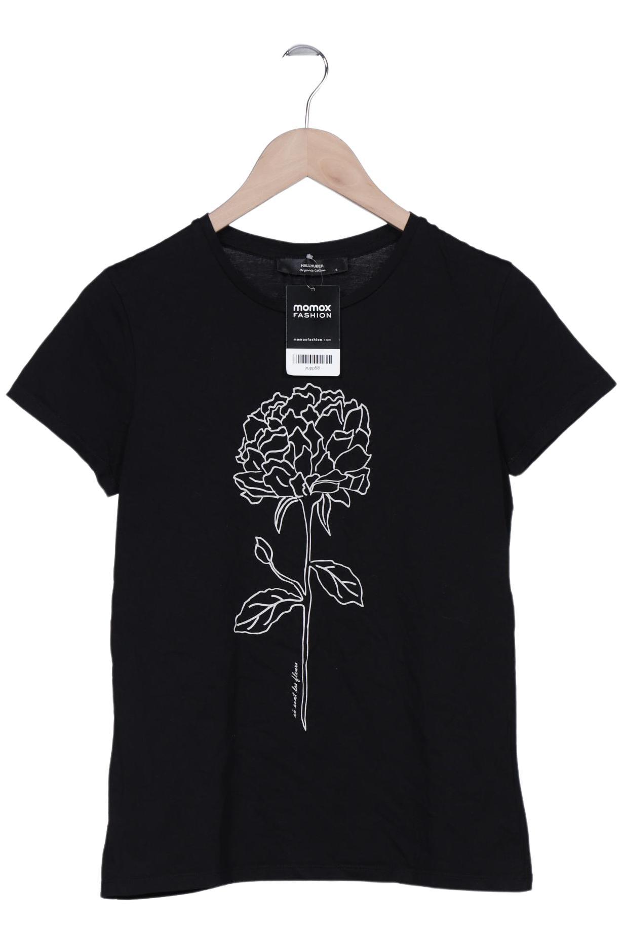 

Hallhuber Damen T-Shirt, schwarz, Gr. 36
