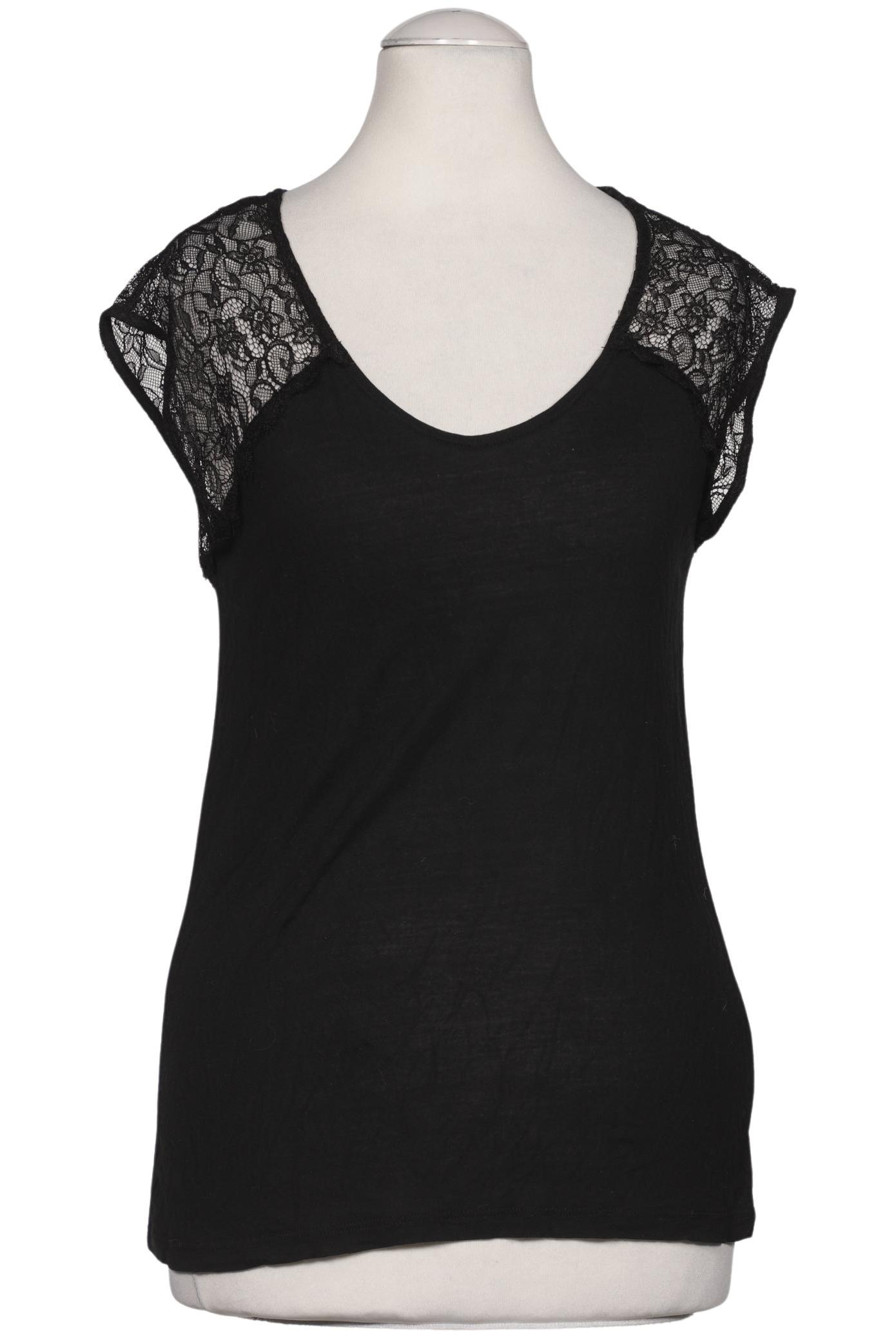 

Hallhuber Damen T-Shirt, schwarz, Gr. 36