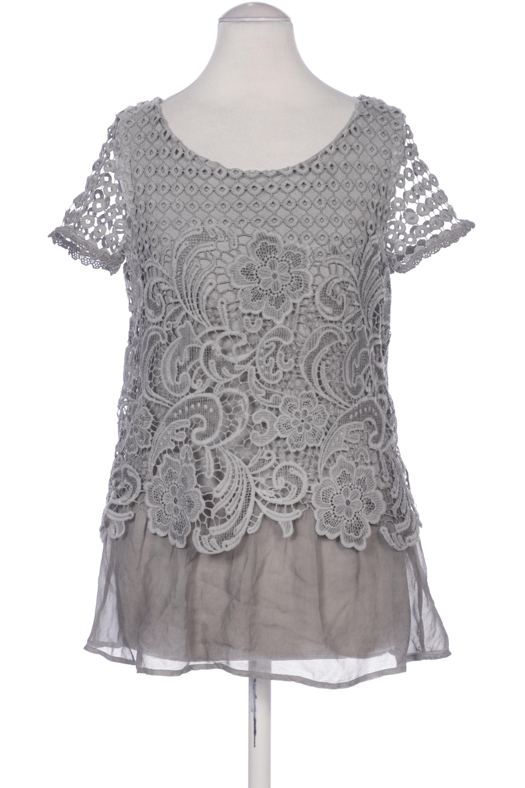 

Hallhuber Damen T-Shirt, grau, Gr. 34