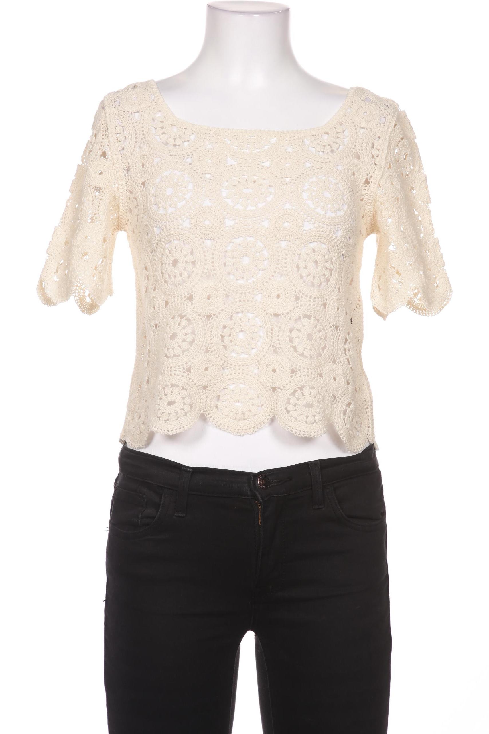 

Hallhuber Damen T-Shirt, cremeweiß, Gr. 36