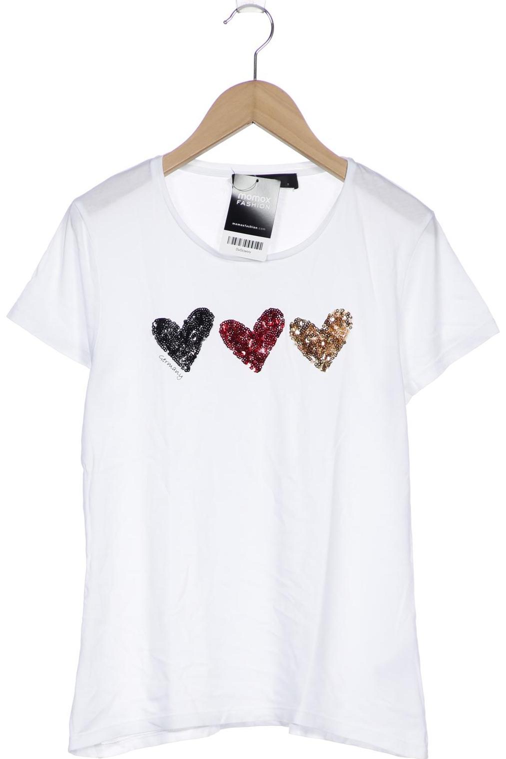 

Hallhuber Damen T-Shirt, weiß, Gr. 36