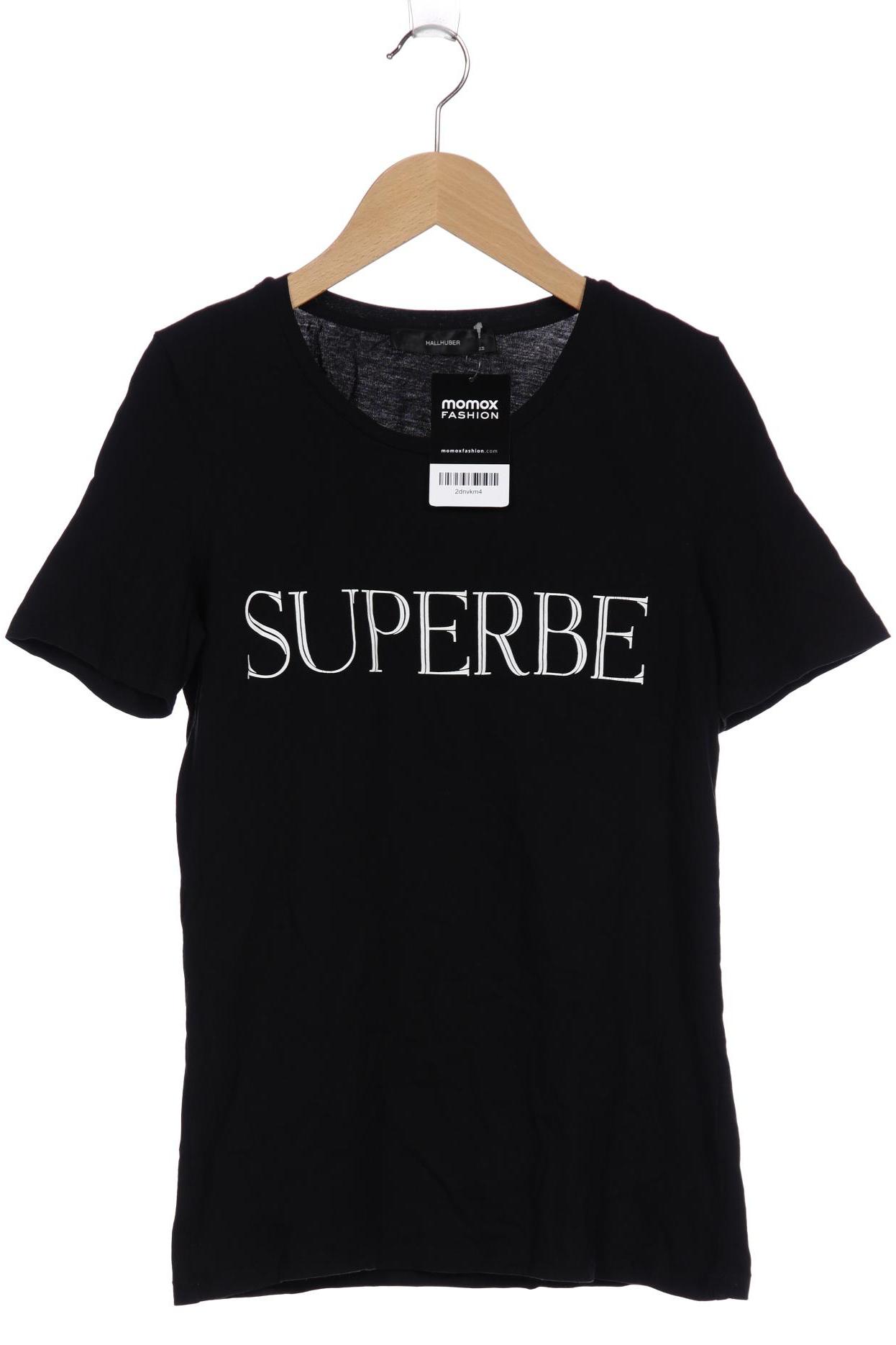 

Hallhuber Damen T-Shirt, schwarz, Gr. 34