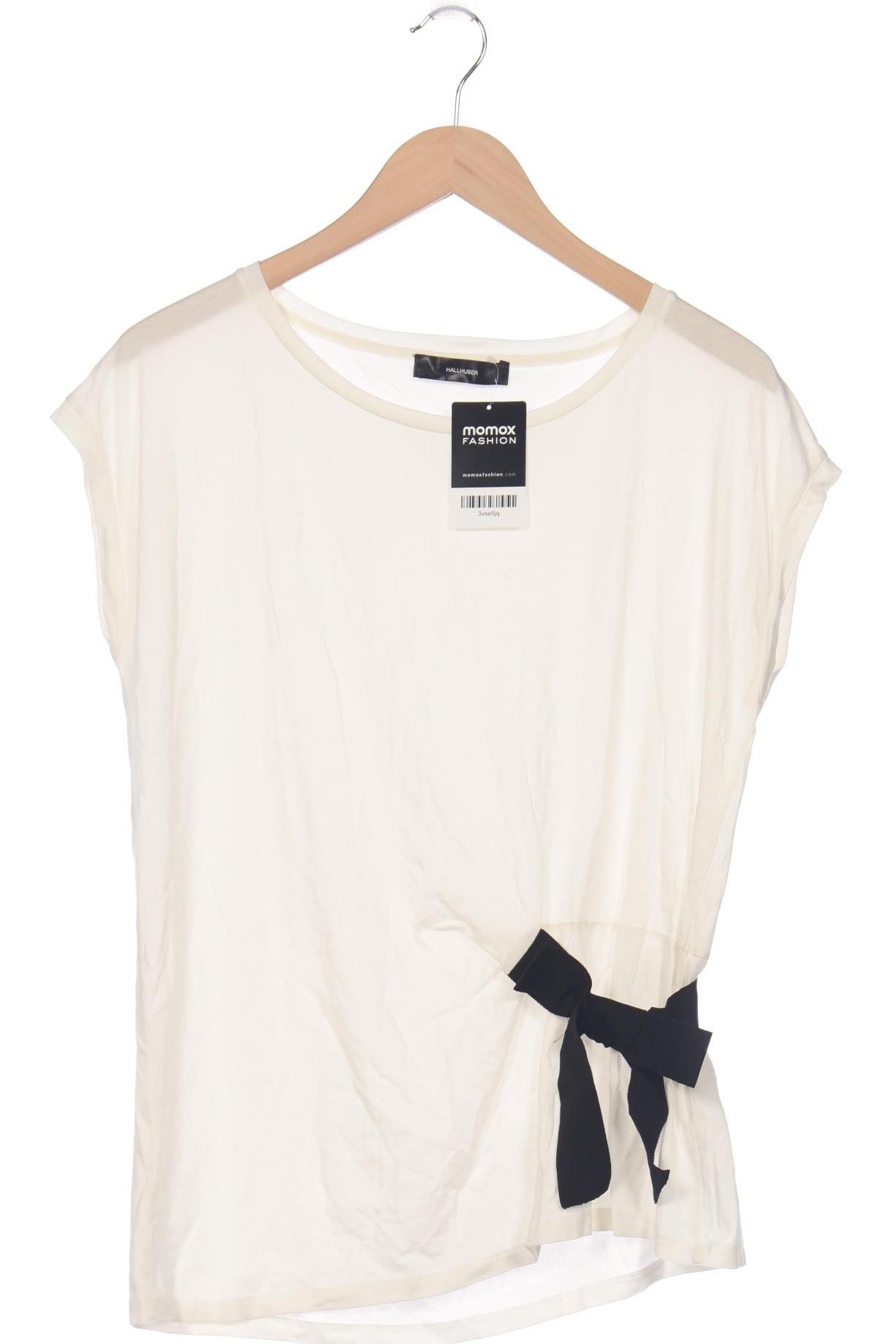 

Hallhuber Damen T-Shirt, cremeweiß, Gr. 42