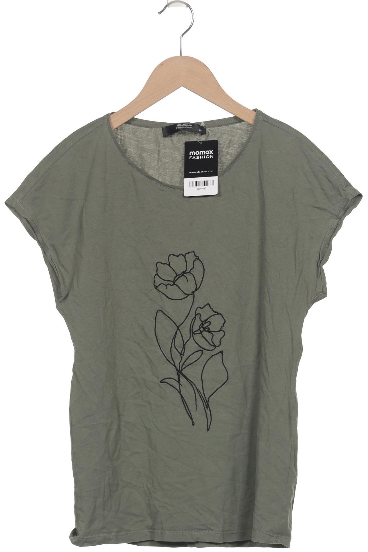 

Hallhuber Damen T-Shirt, grün, Gr. 34