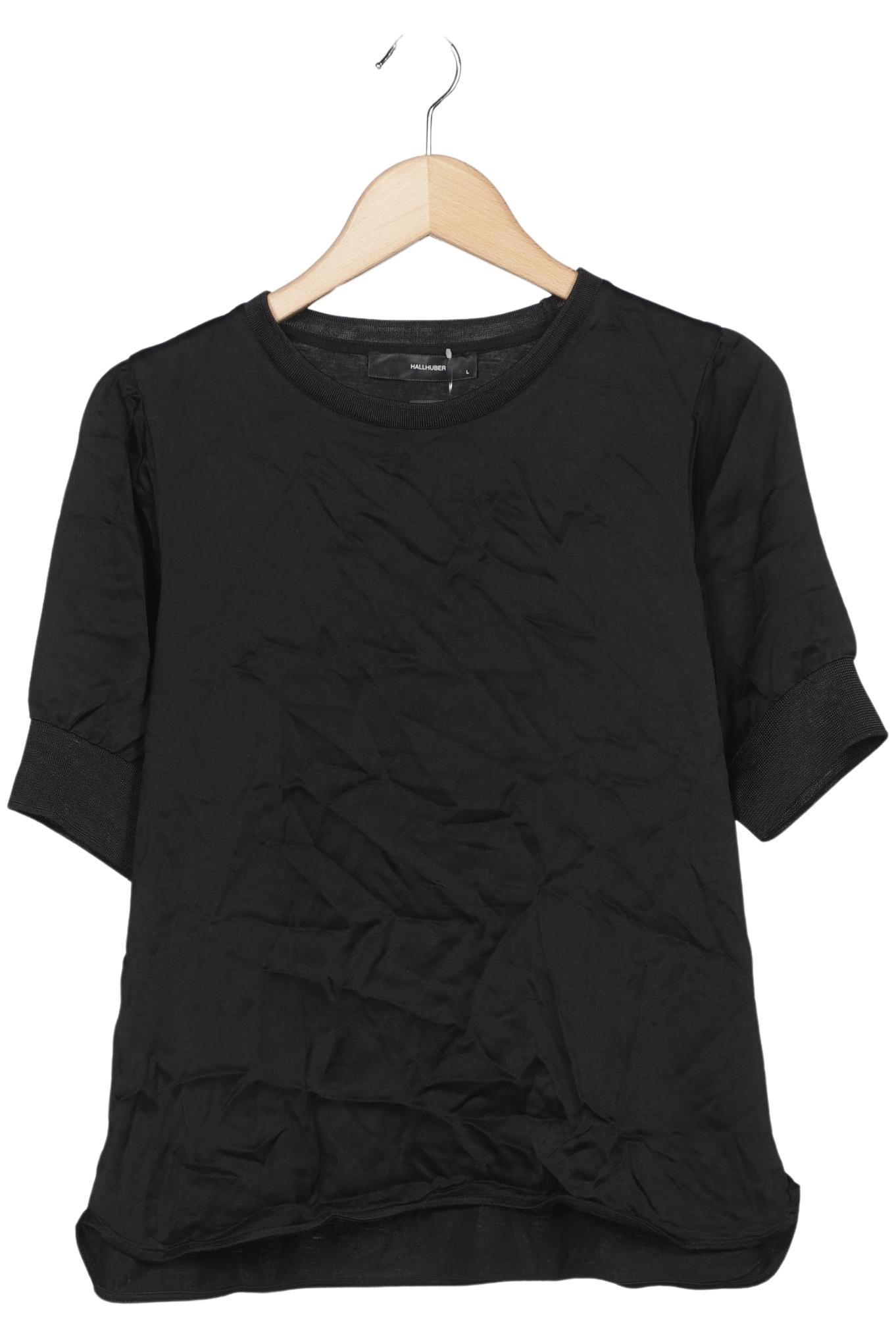 

Hallhuber Damen T-Shirt, schwarz, Gr. 42
