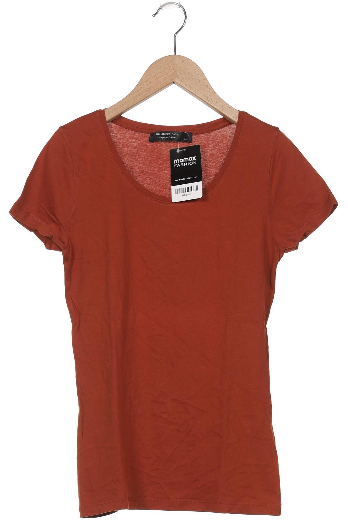 

Hallhuber Damen T-Shirt, braun, Gr. 34