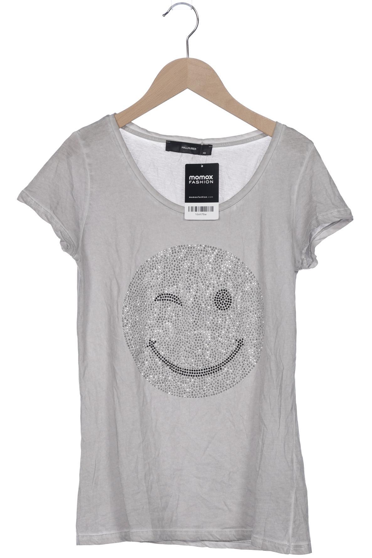 

Hallhuber Damen T-Shirt, grau, Gr. 34