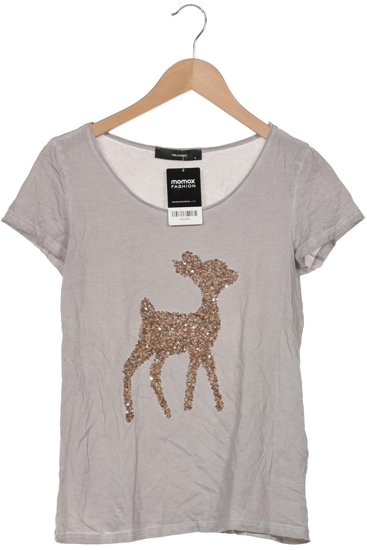 

Hallhuber Damen T-Shirt, grau, Gr. 36