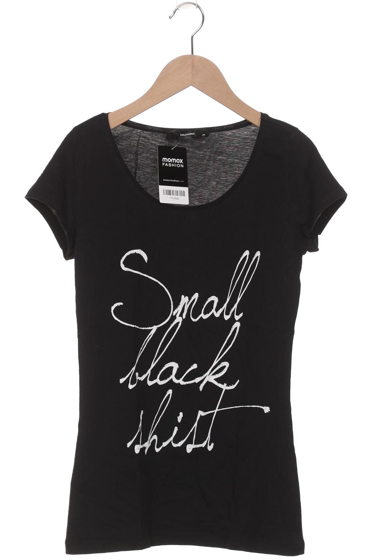 

Hallhuber Damen T-Shirt, schwarz, Gr. 34