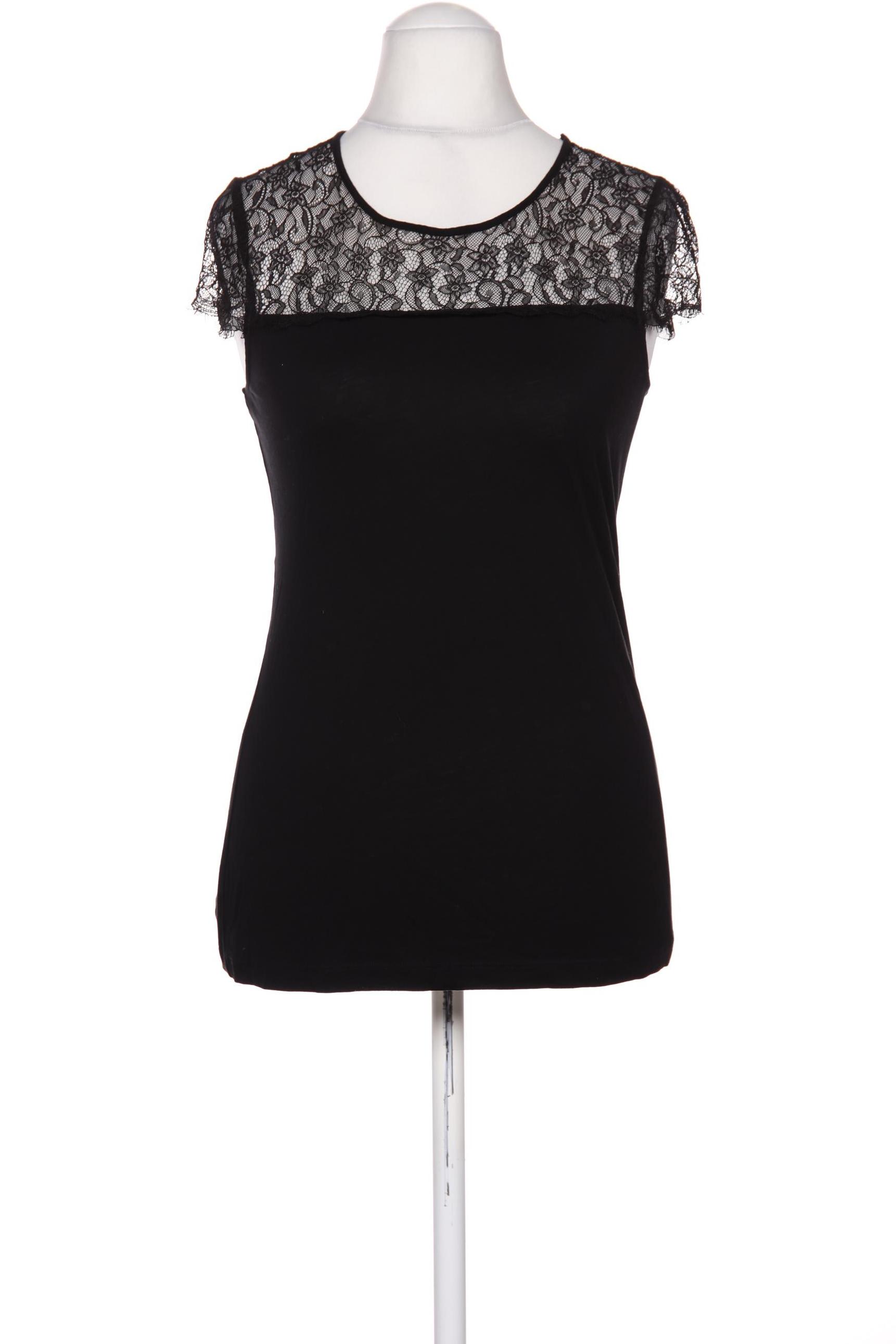 

Hallhuber Damen T-Shirt, schwarz, Gr. 36