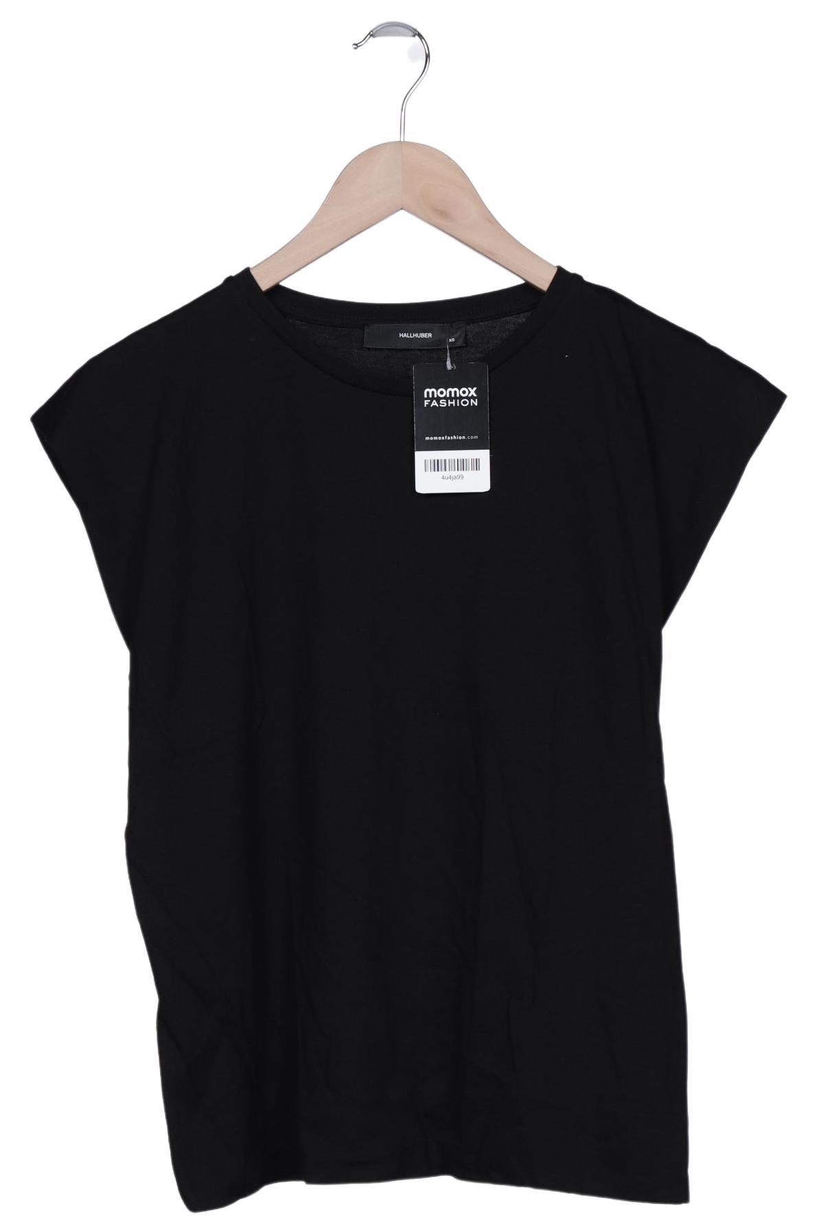 

Hallhuber Damen T-Shirt, schwarz, Gr. 34