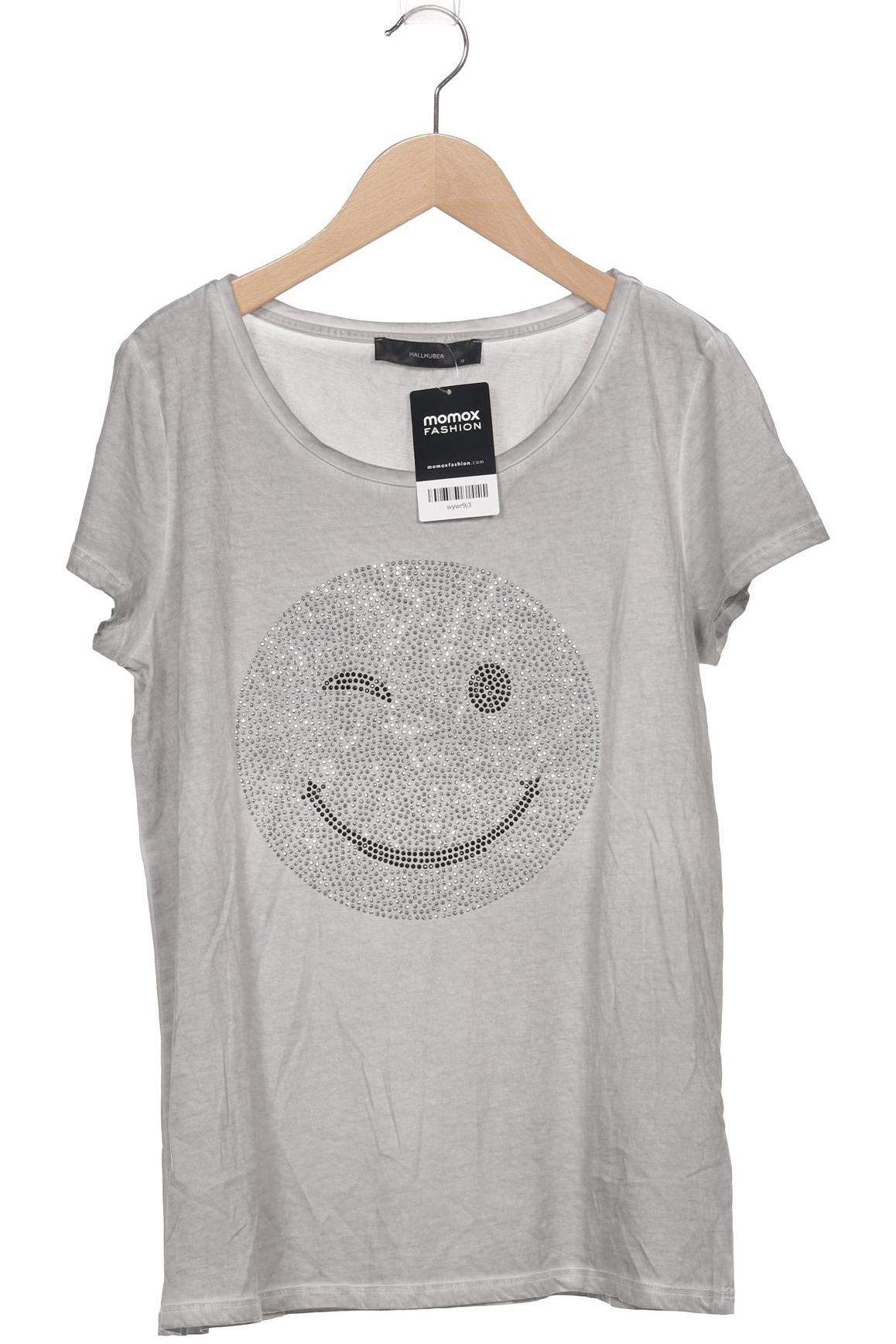 

Hallhuber Damen T-Shirt, grau, Gr. 38